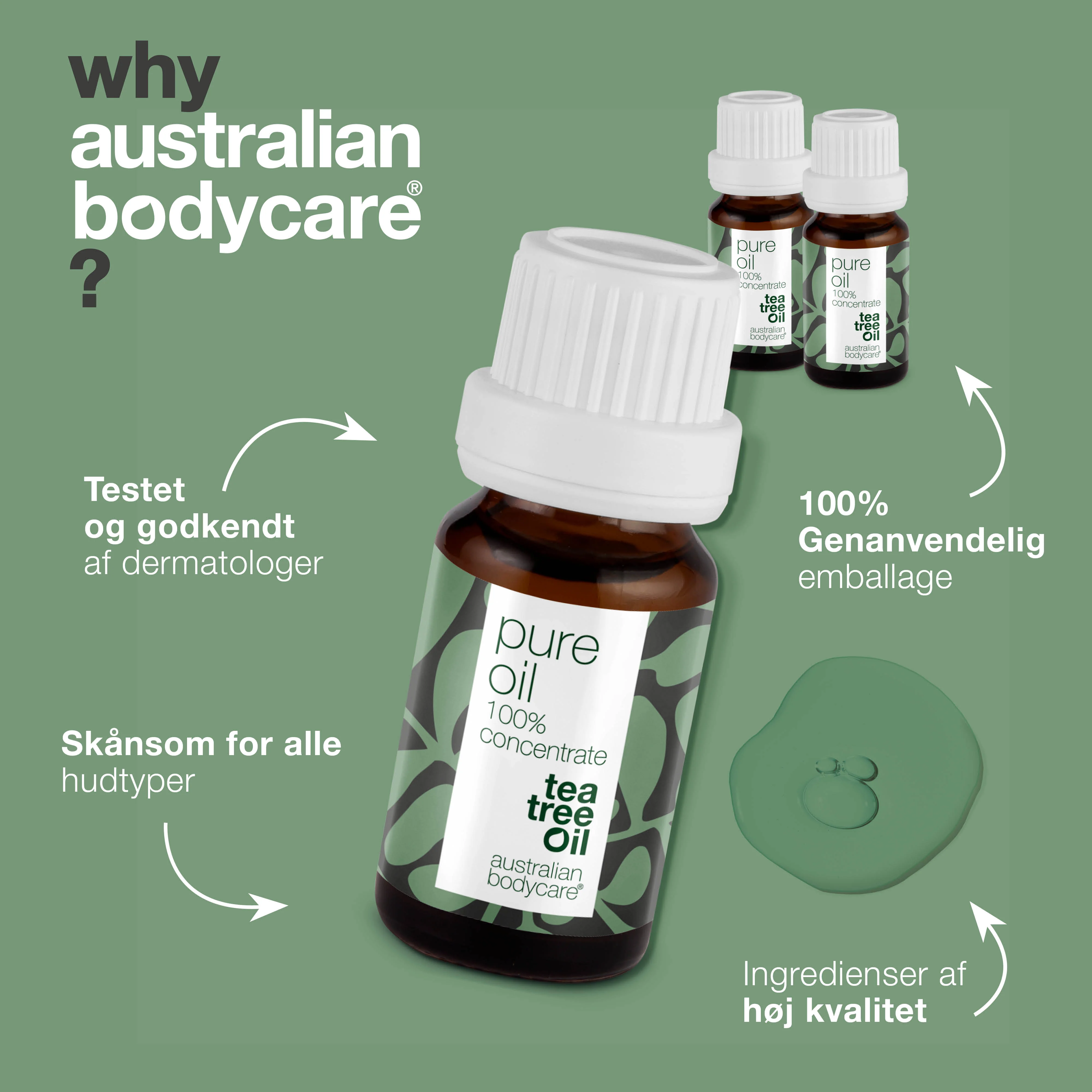 3 stk. XL 30 ml Tea Tree Oil til hudproblemer — 3-pak med 100% koncentreret og ufortyndet Tea Tree Oil fra Australien - Image 4