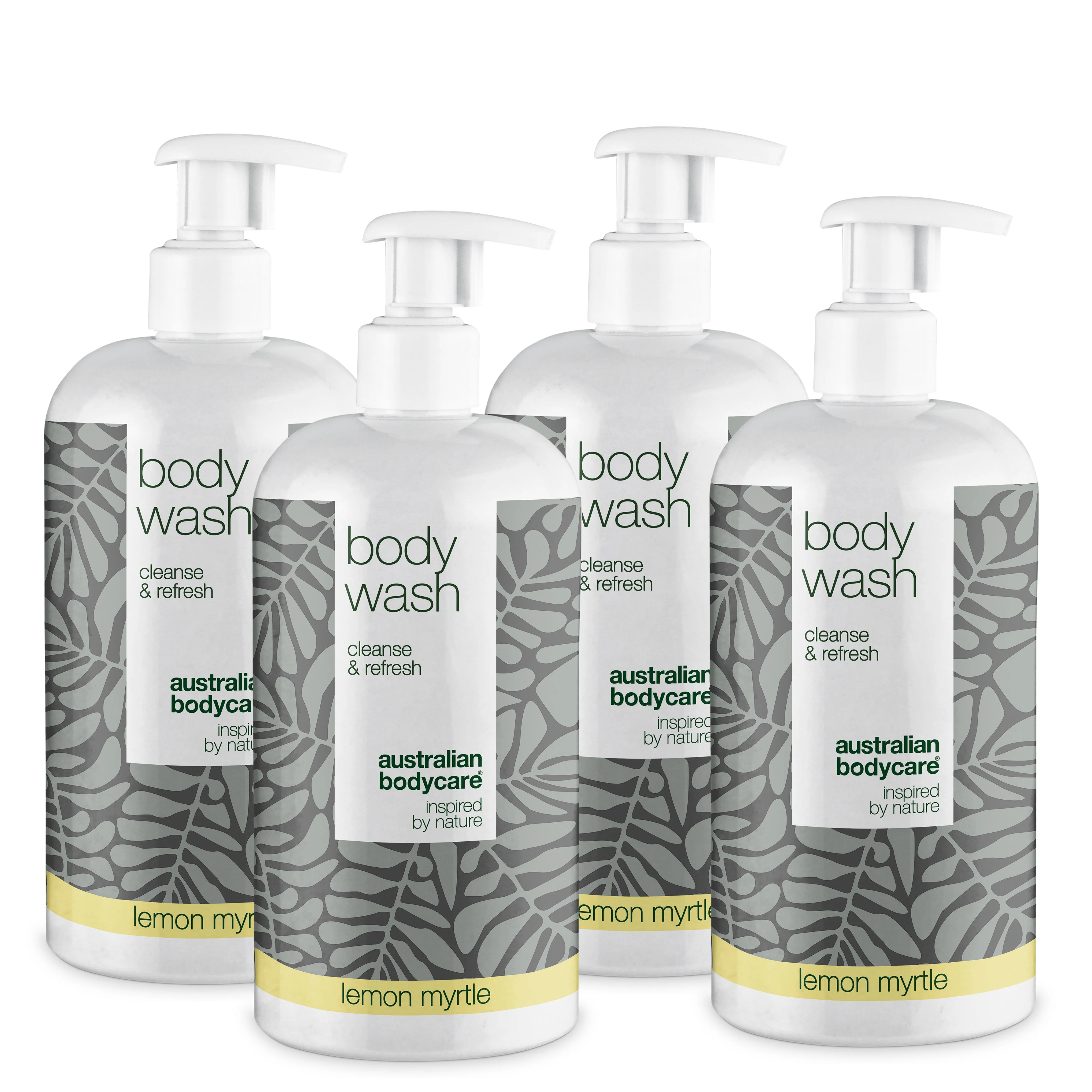 4 for 3 Tea Tree Body Wash 500 ml Lemon Myrtle - pakketilbud — Pakketilbud med 4 Body Wash (500 ml): Tea Tree Oil Lemon Myrtle