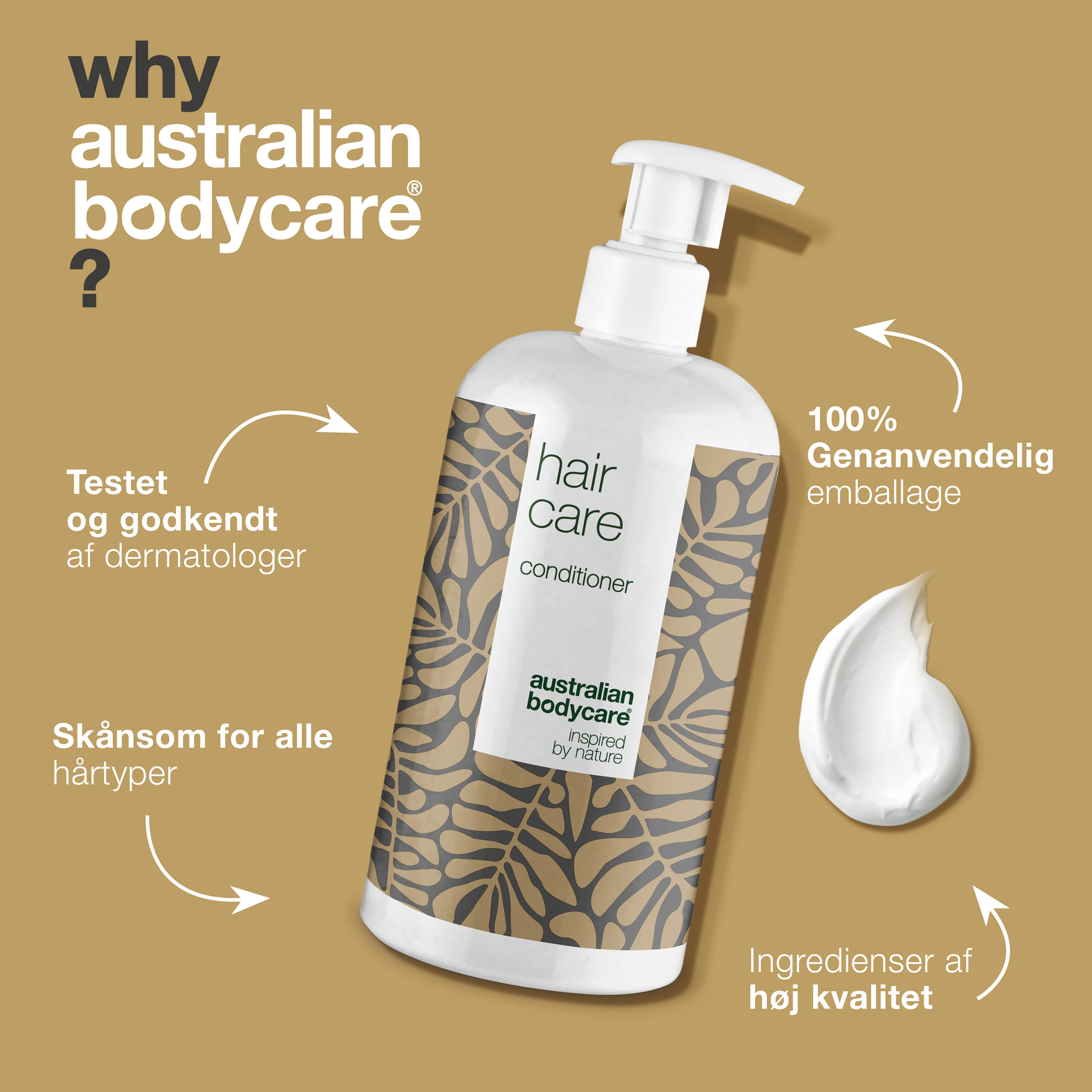 4 for 3 Hair Care Conditioner 500 ml - pakketilbud — Pakketilbuddet indeholder 4 balsam (500 ml): Tea Tree Oil. - Image 4