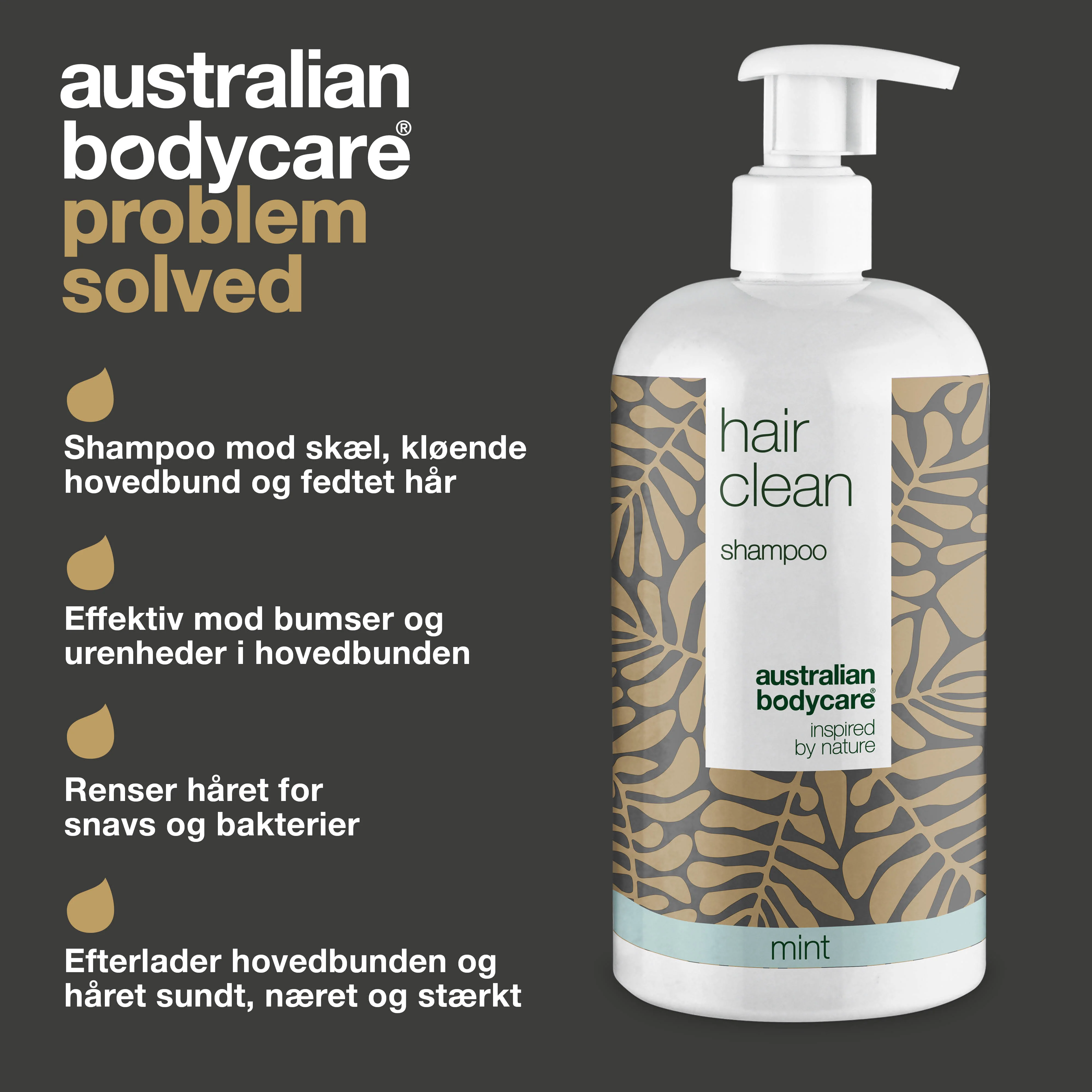 4 for 3 Tea Tree shampoo 500 ml Mint - pakketilbud — Pakketilbud med 4 shampoos (500 ml): Tea Tree Oil Mint - Image 3