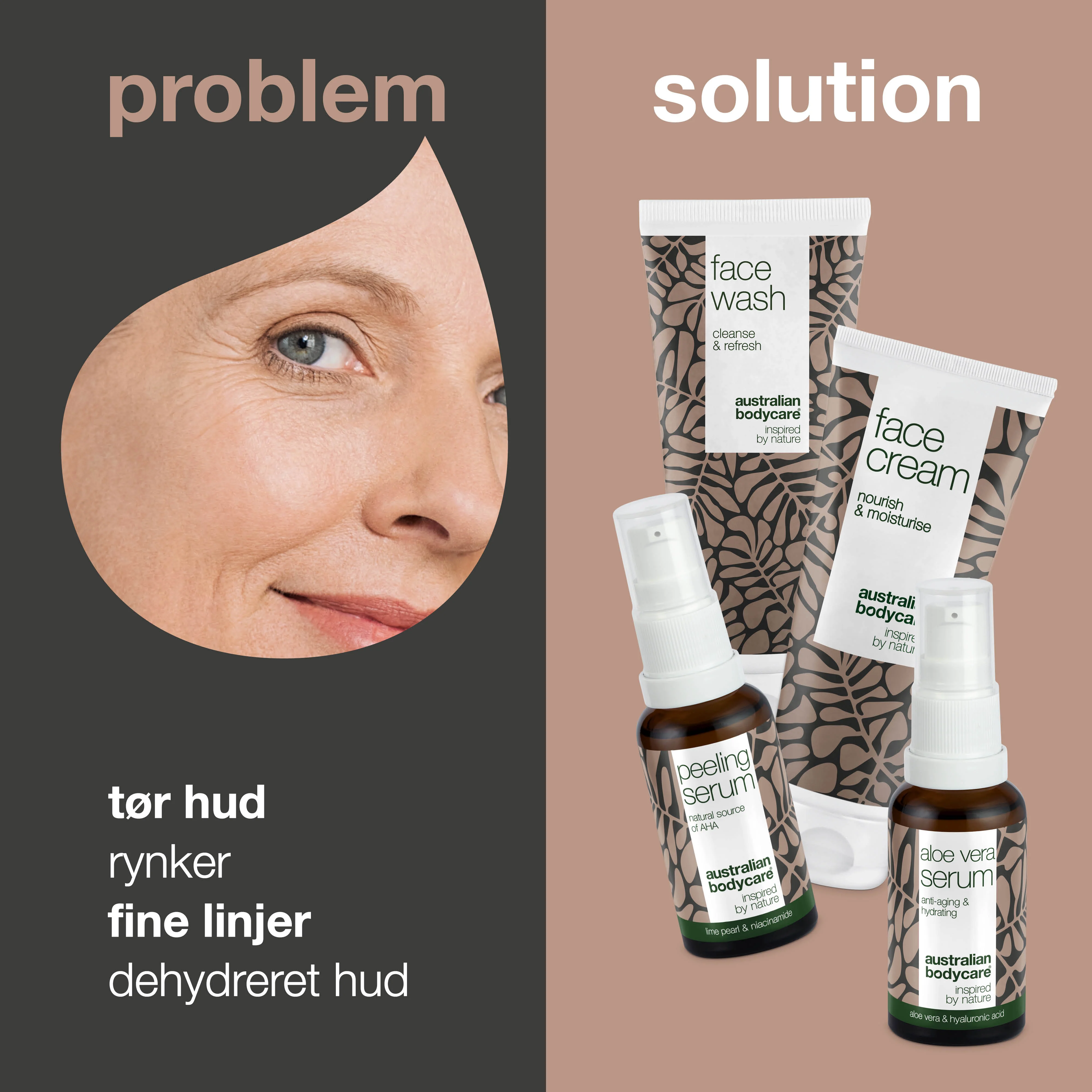 4-pak til til rynker og dehydreret hud — Komplet Anti Age pakke mod rynker og tør hud i ansigtet - Image 2