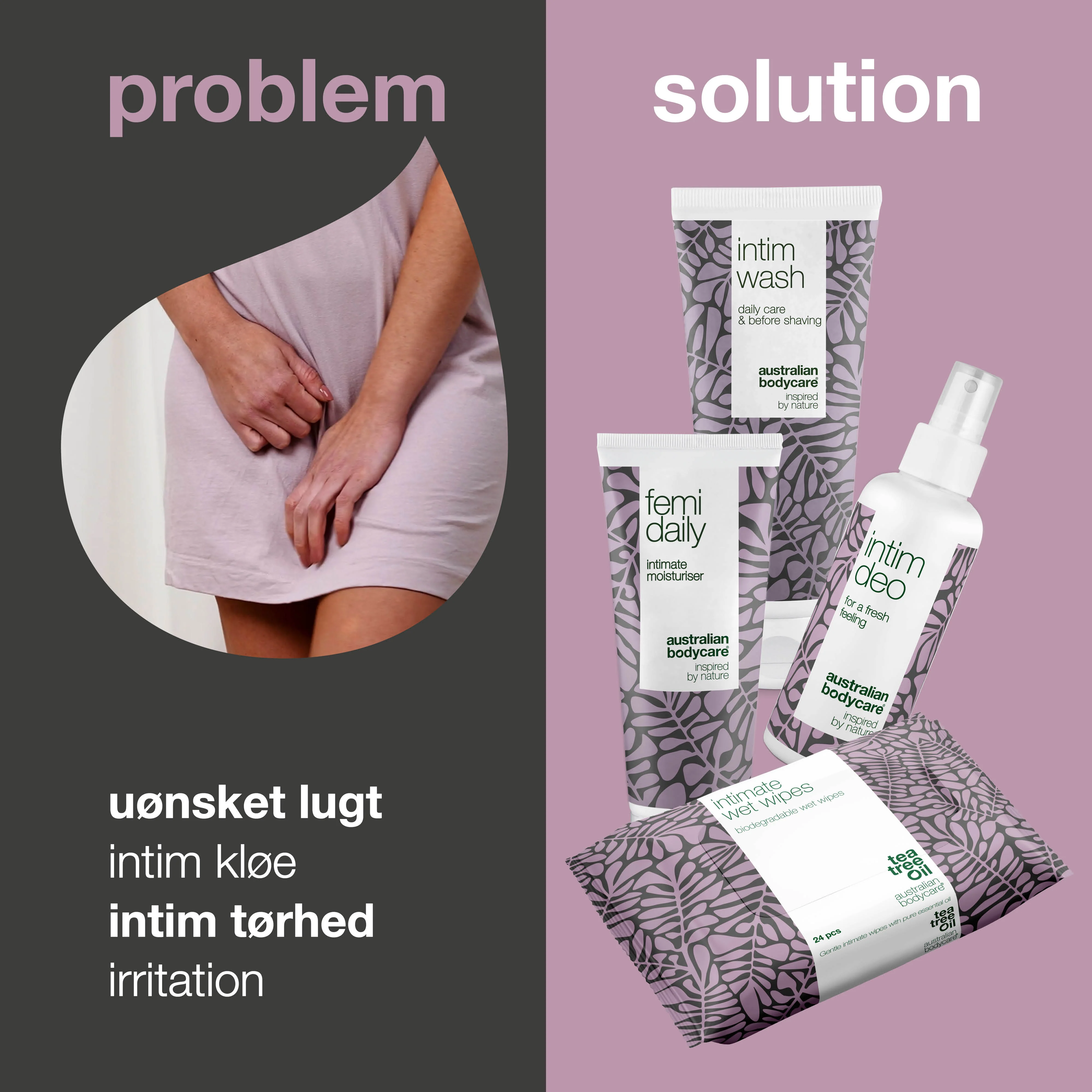 4 pak intimprodukter mod uønsket lugt — Intimpleje målrettet lugt fra underliv og skede - Image 2