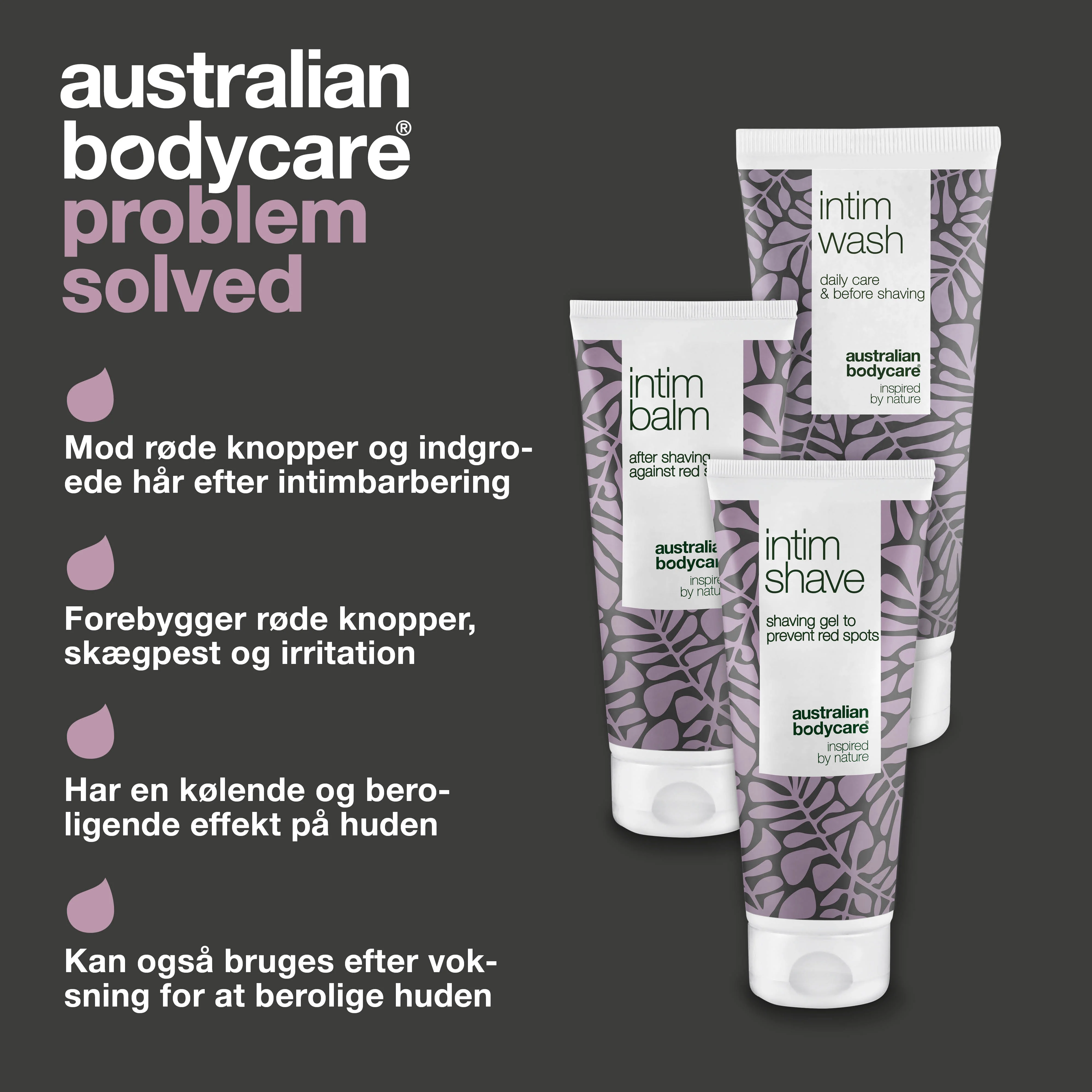 Intimbarberingspakke mod røde barberknopper — 3 produkter til intimbarbering mod indgroede hår - Image 3