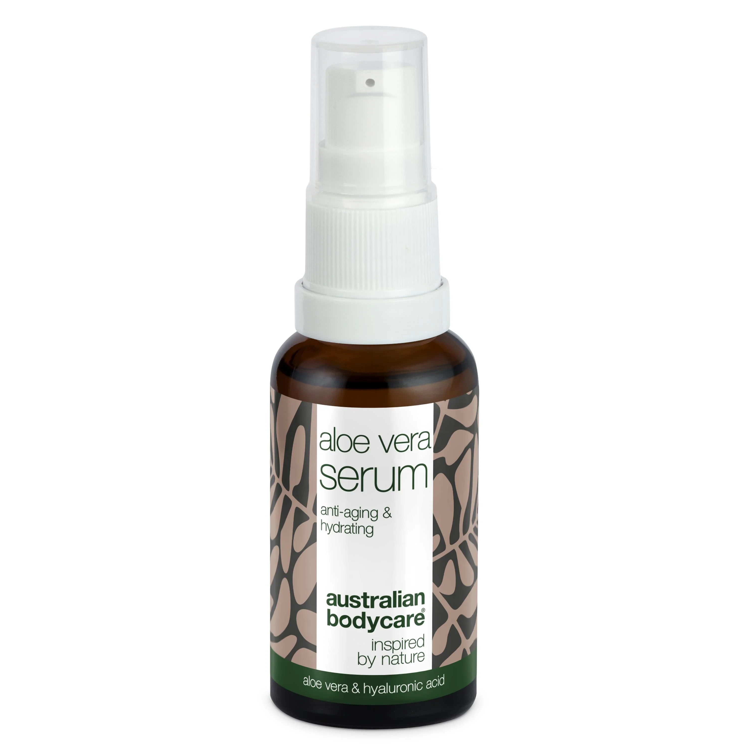 Aloe Vera & E-vitamin Serum – Reducerer rynker og fugter — Aloe Vera & E-vitamin Serum udjævner fine linjer og giver glød. Med hyaluronsyre, vitamin E og Kakadu Plum for fast og fugtmættet hud.