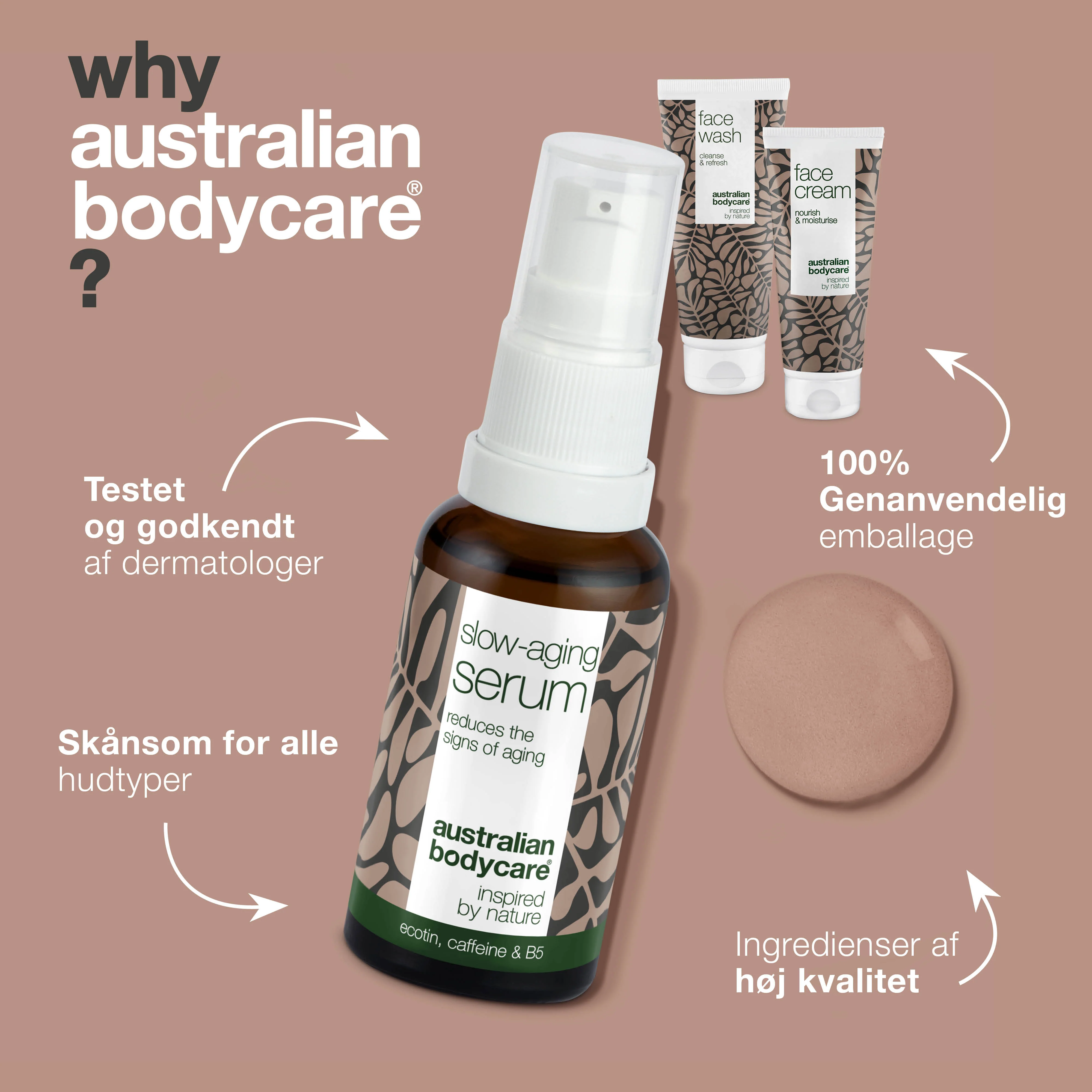 Sæt med Anti Age produkter til 50+ — 3 produkter til rynker og moden hud: ansigtsrens, Anti Age Serum & creme - Image 4