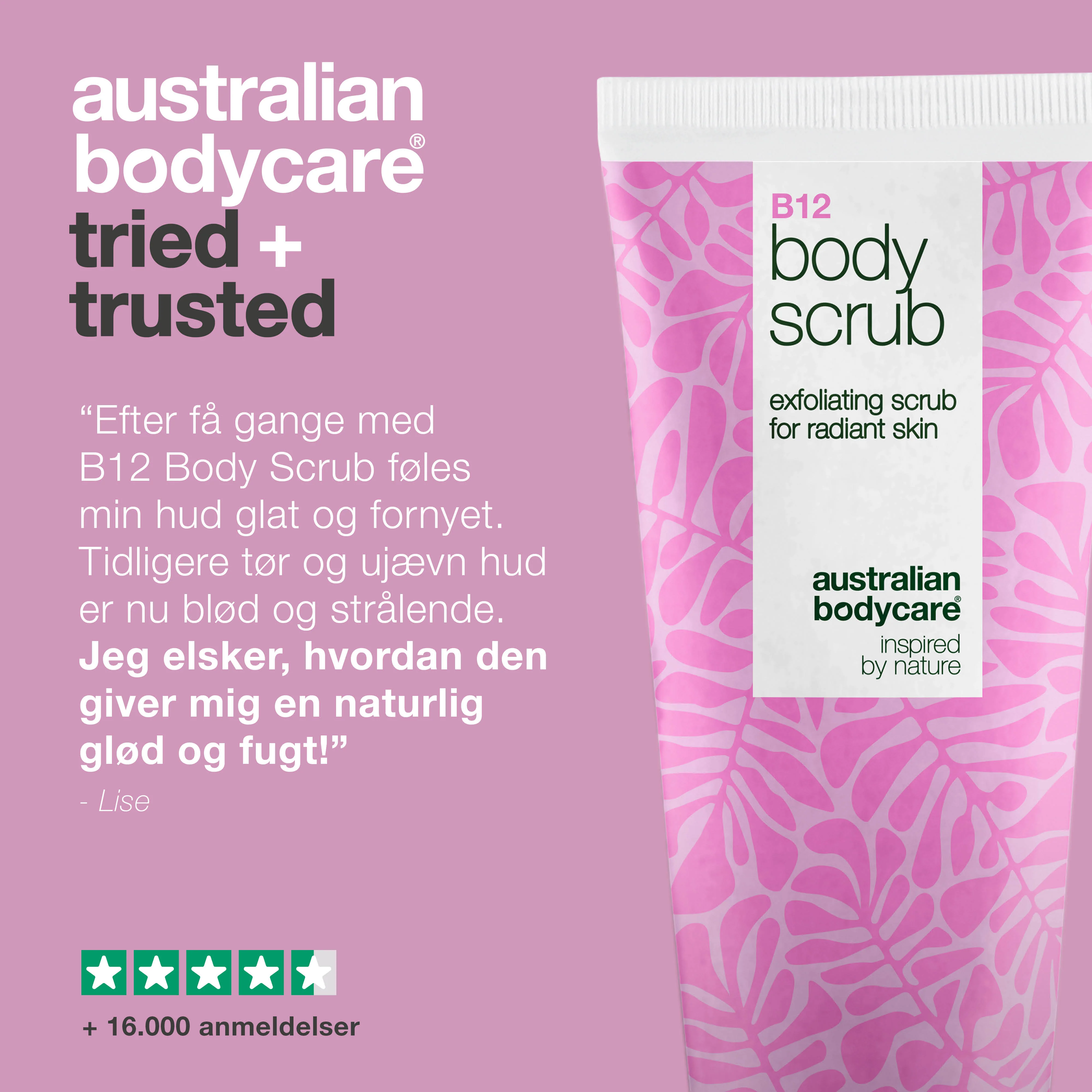 B12 Body Scrub – Eksfoliér og fugt for en blød, strålende hud — Få en fornyet hud med B12 Body Scrub. Eksfolierer og fugter, så huden efterlades blød, glat og strålende. - Image 5