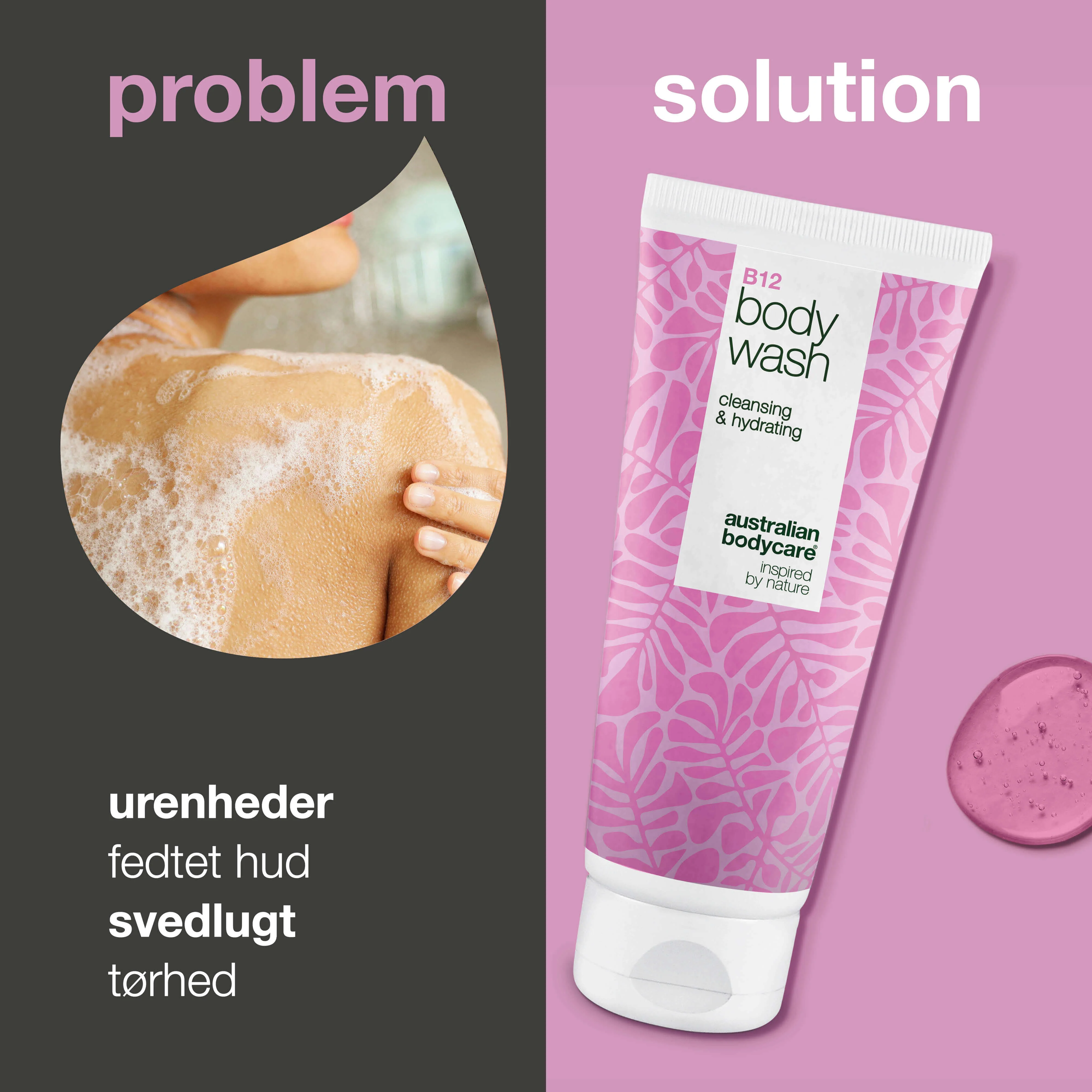 Body Wash med B12 – Til daglig fugt og næring — B12 Body Wash – daglig pleje, der renser, fugter og beroliger huden. - Image 2