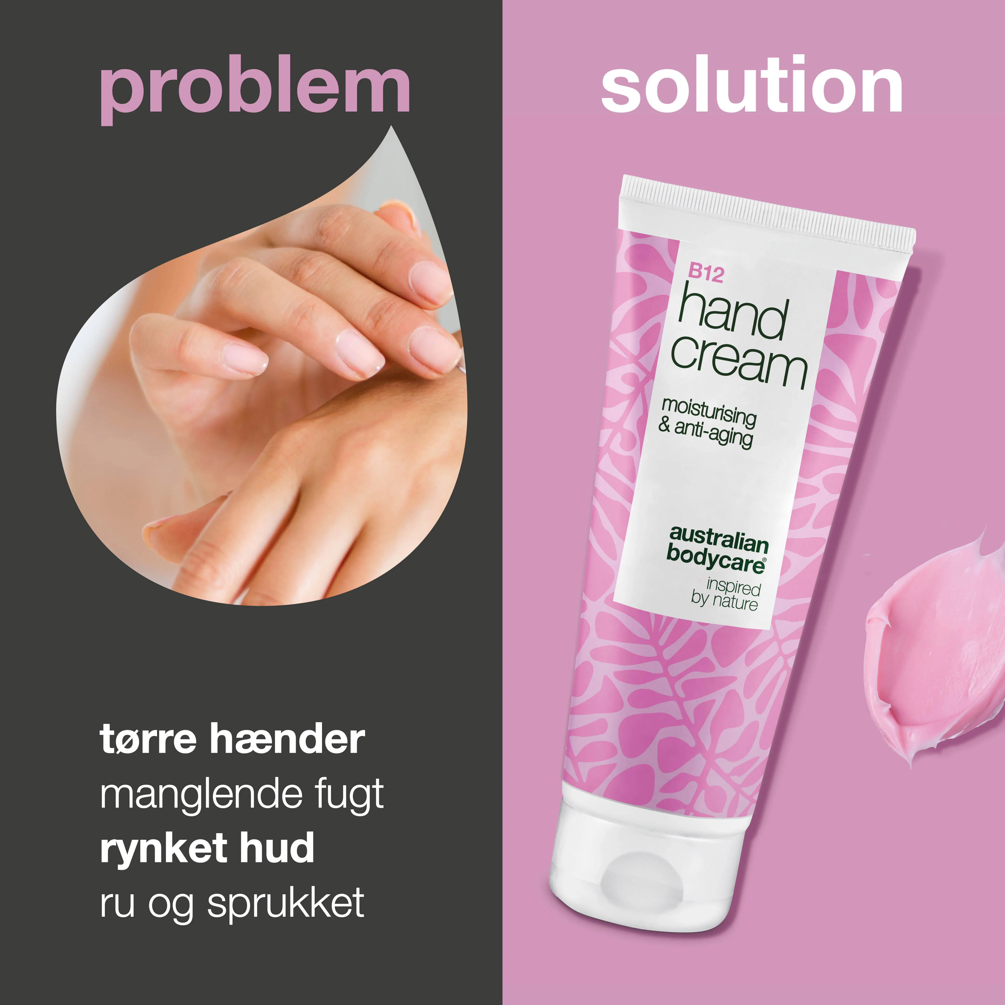 B12 Håndcreme til tørre og rynkede hænder – fugt og pleje — Få ungdommelige, bløde hænder med B12 Håndcreme. Reducerer tørhed og rynker med intens fugt. - Image 2