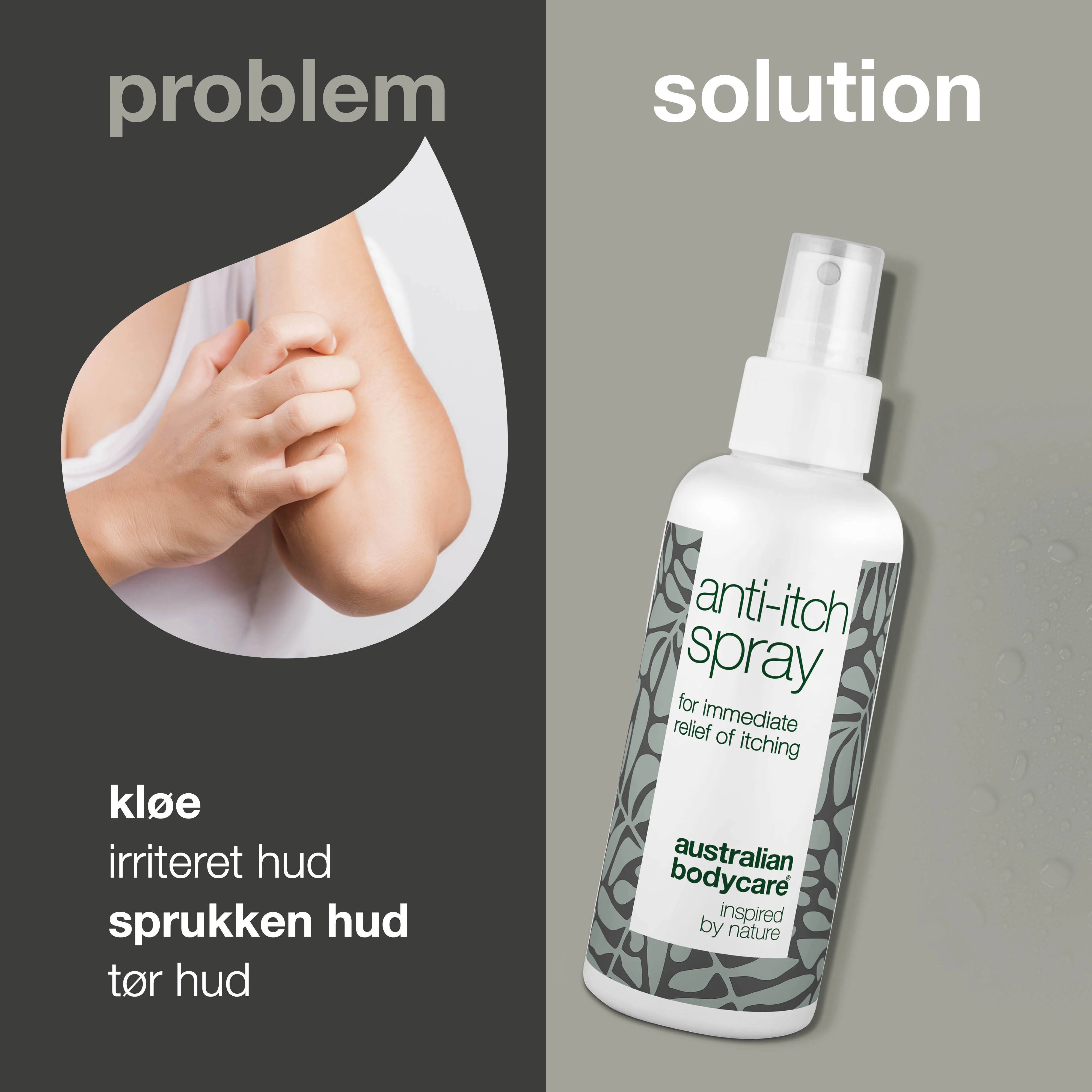 Spray til pleje ved kløende og irriteret hud på kroppen, ryggen & benene — Beroligende og lindrende til irriteret hud - Image 2