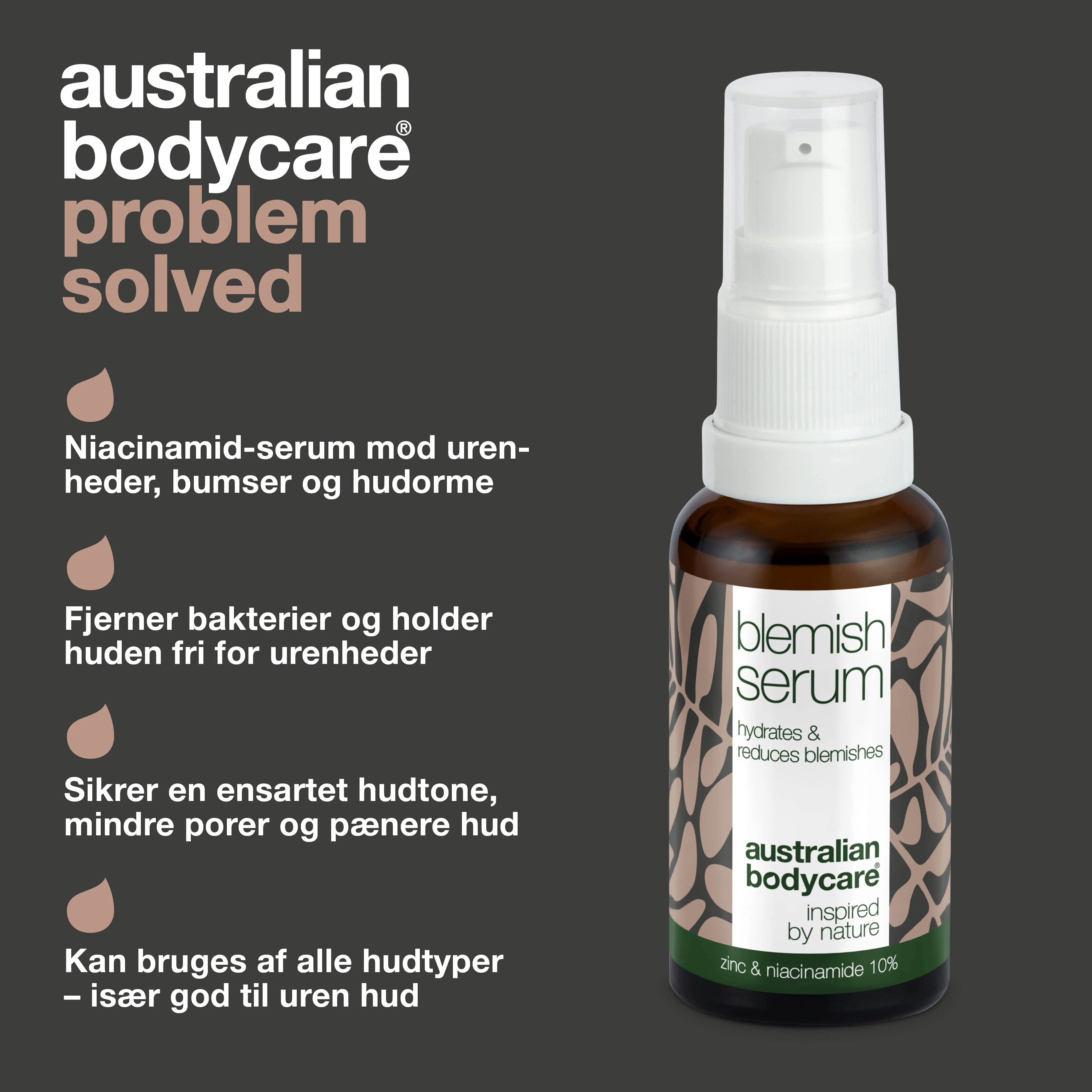 Niacinamide Serum – Mindsker rødme, urenheder og fedtet hud — Niacinamide Serum reducerer rødme, fedtet hud og urenheder. Indeholder 10% niacinamid, zink og hyaluronsyre for en sund og jævn hud. - Image 3