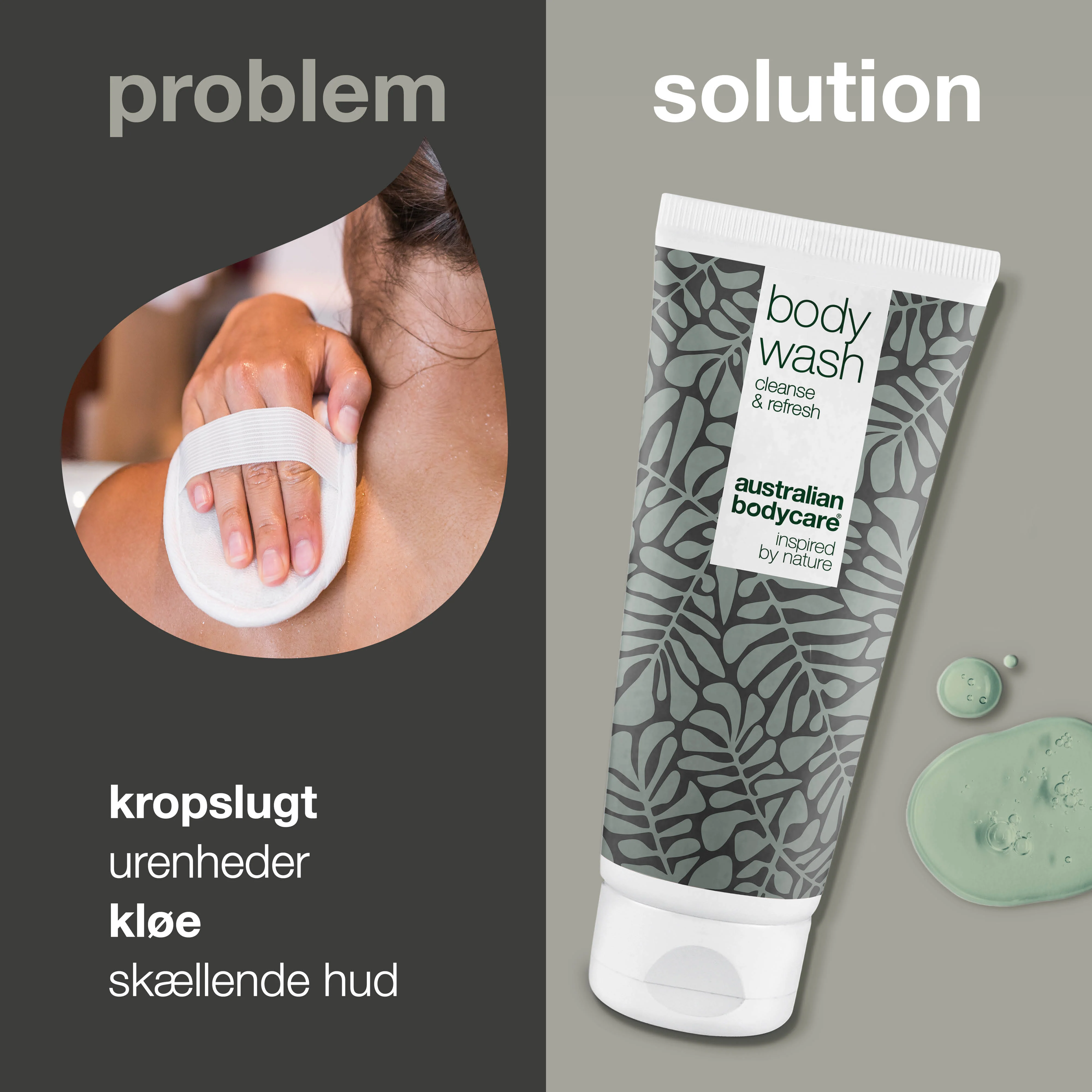 Body Wash med Tea Tree Oil — Showergel til daglig pleje og mod bumser og uren hud på kroppen - Image 2