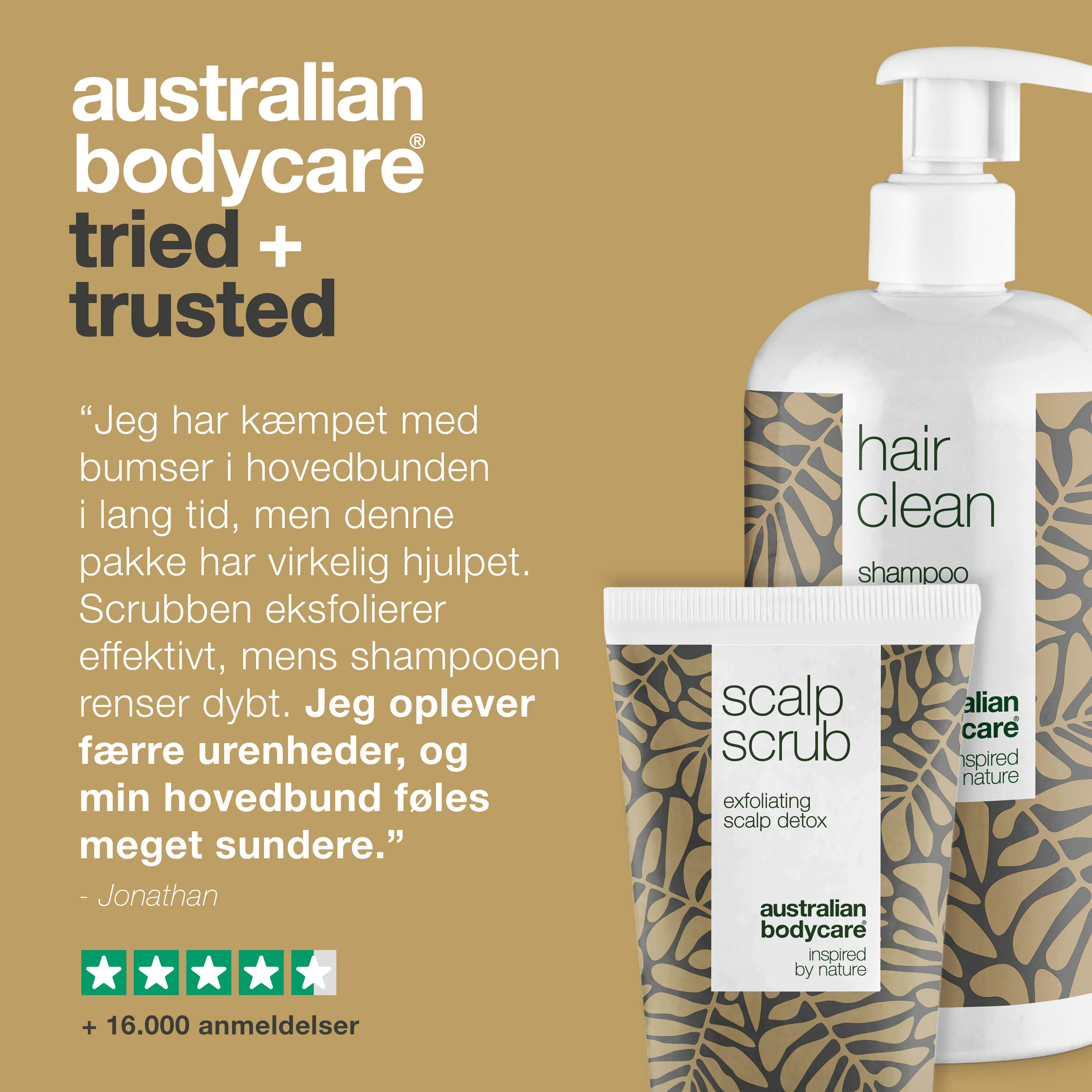 2-pak til bumser i hovedbunden — Hovedbundsscrub og Tea Tree Shampoo til uren hud i hovedbunden - Image 5