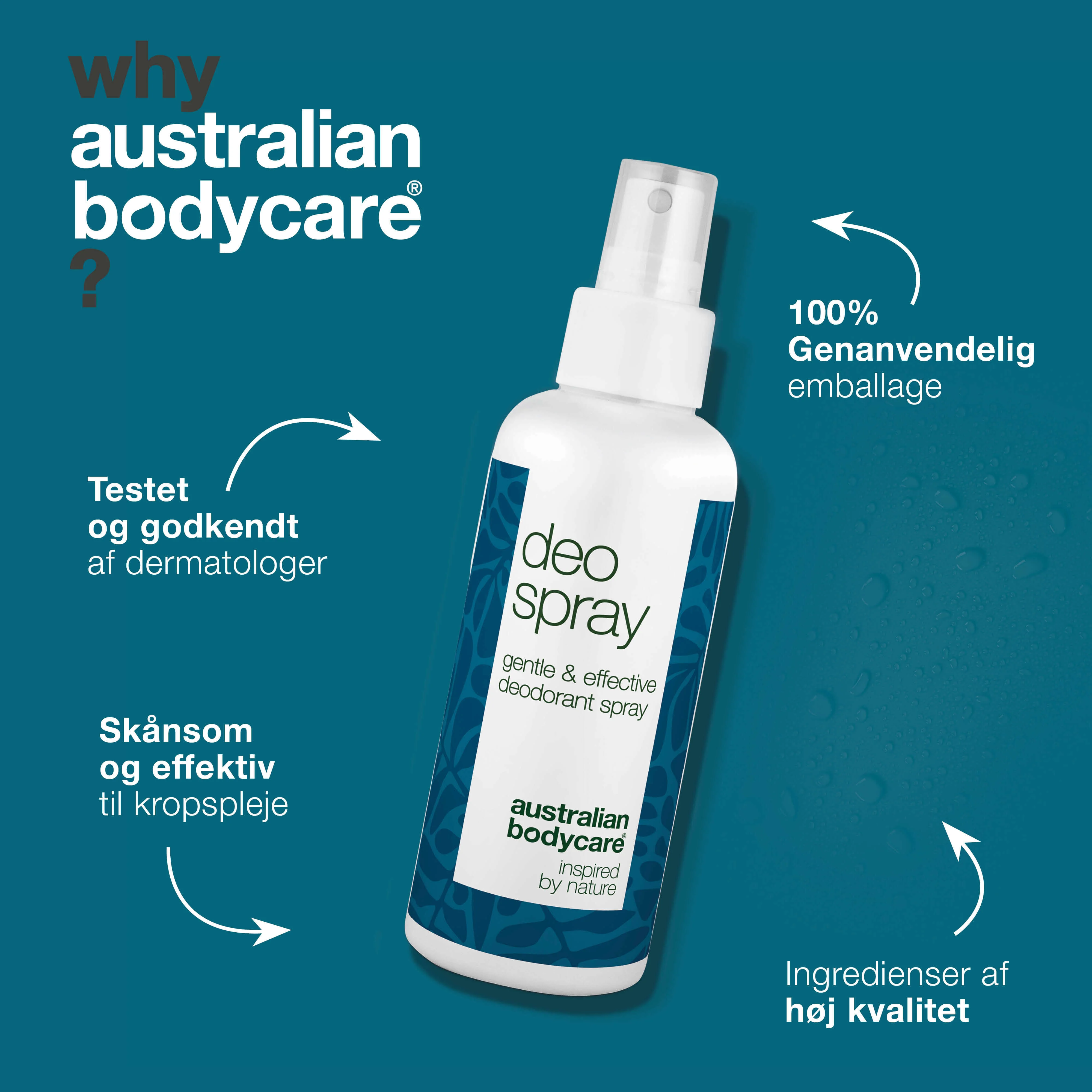 Antiperspirant Deodorantspray – Effektiv mod sved og lugt — Bliv frisk hele dagen med denne deodorant. Kontrollerer sved, eliminerer lugt og er dermatologisk testet. Perfekt til alle hudtyper. - Image 4
