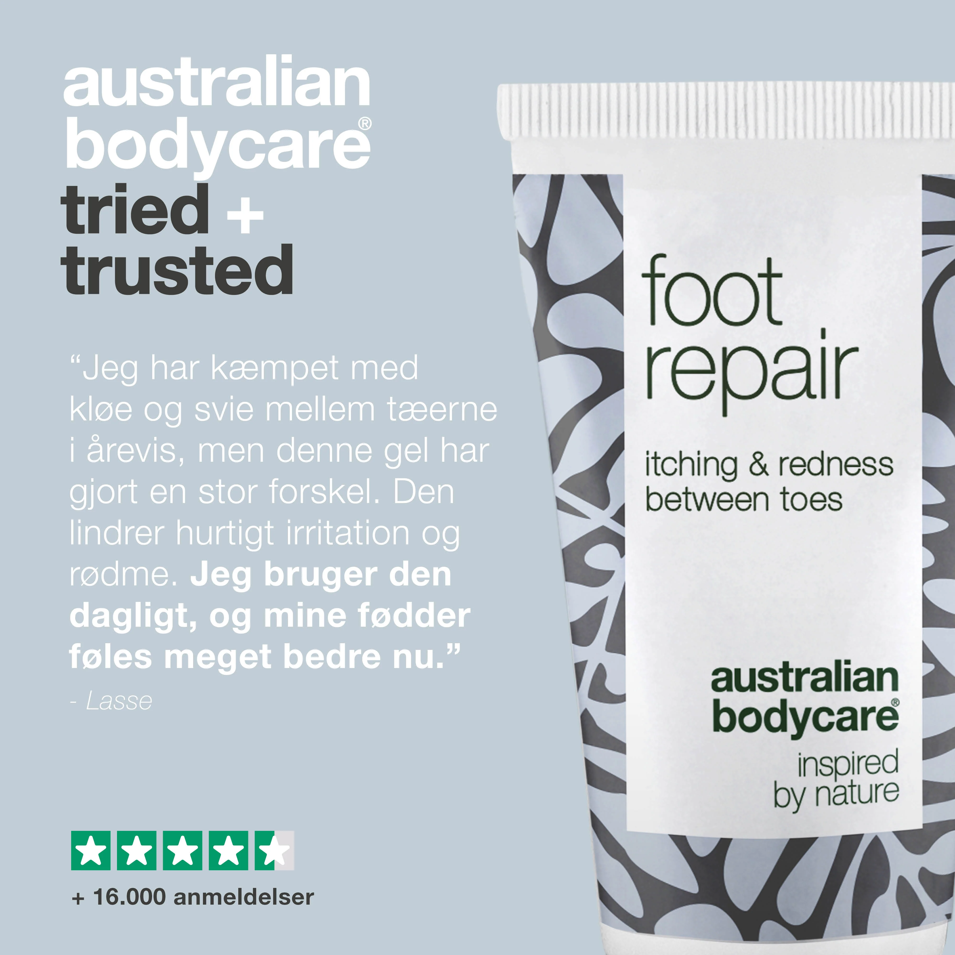 Fodgel med Tea Tree Oil — Lindrende gel mod kløe, svie og rødme mellem tæerne. - Image 5
