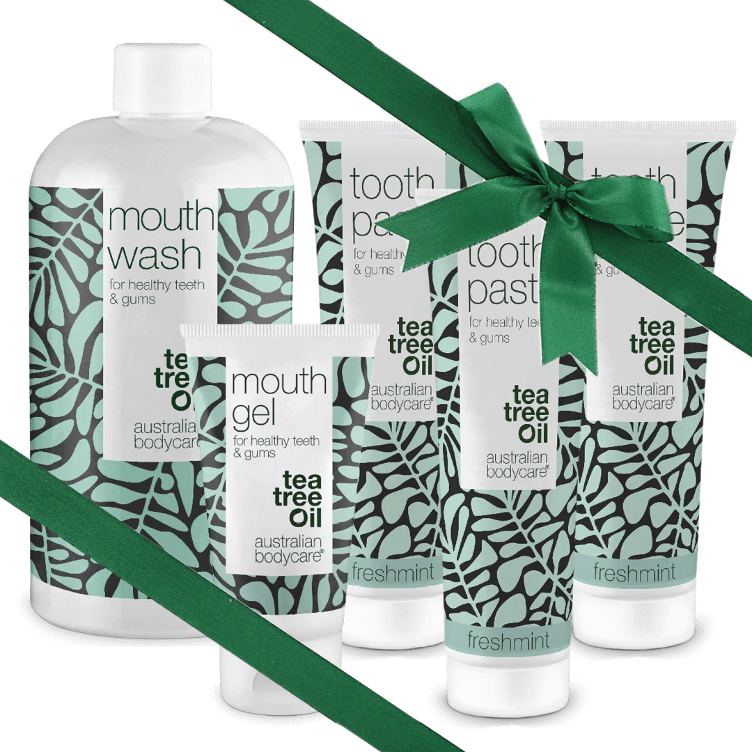 Gave til morfar — Mundpleje 5 produkter med Tea Tree Oil