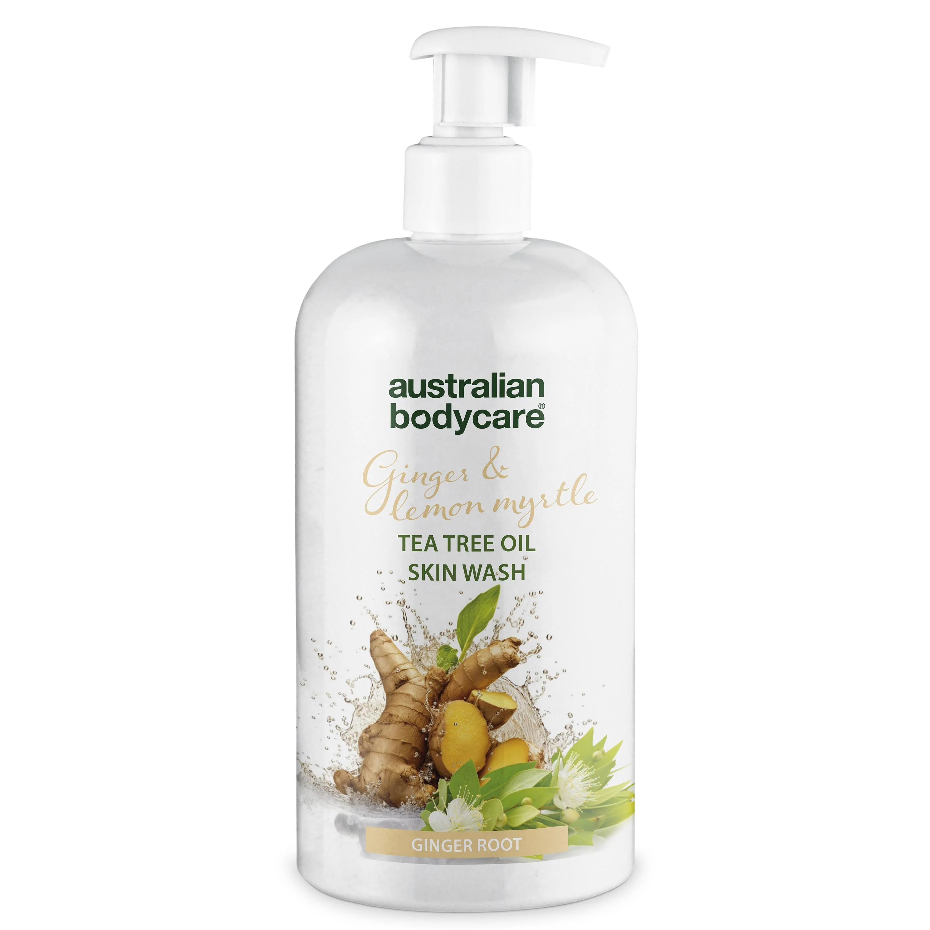 Professionel Ginger & Lemon Skin Wash — Professionel body wash med Tea Tree Oil og Ingefær