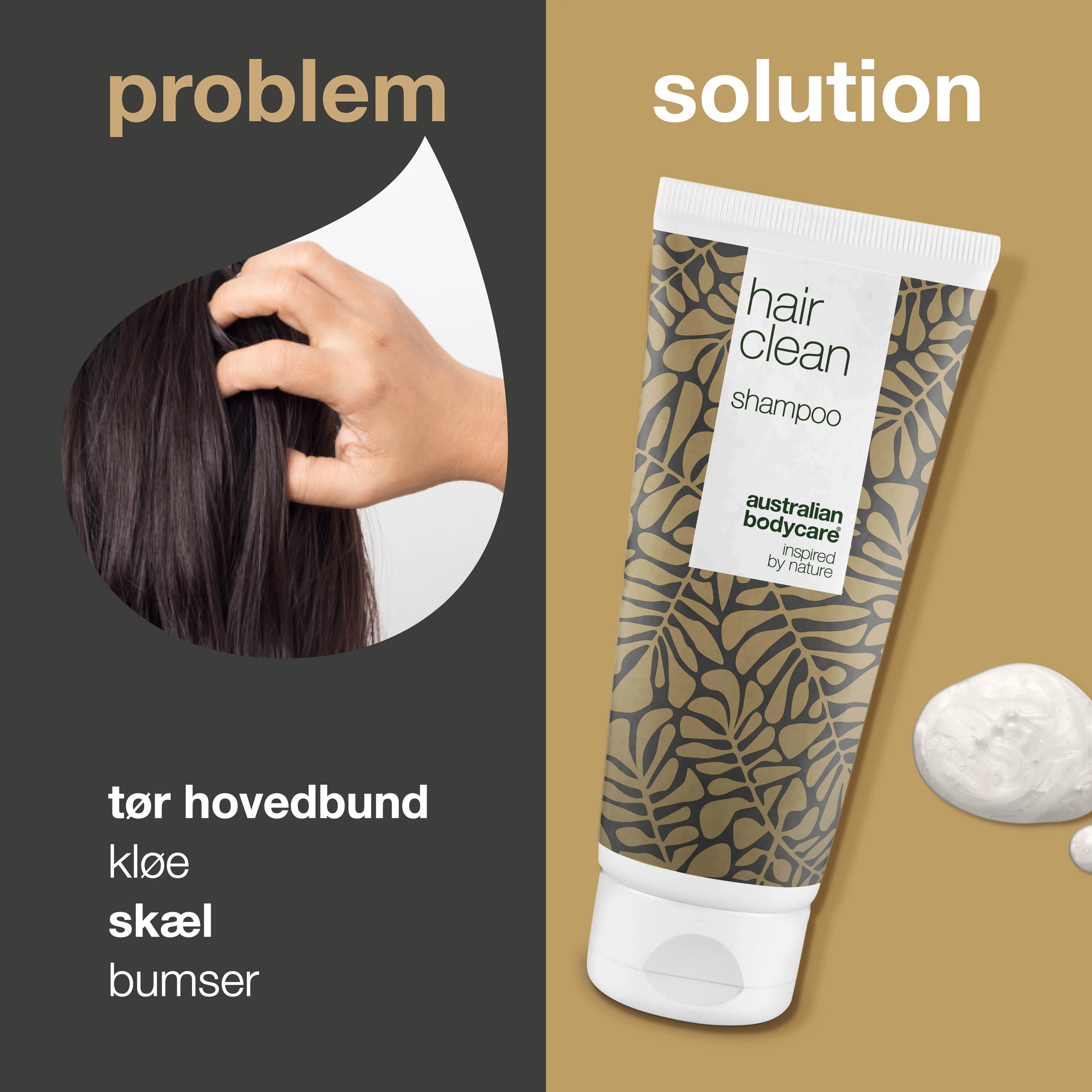 Tea Tree shampoo til skæl og tør hovedbund — Shampoo mod Skæl, kløende hovedbund og fedtet hår - Image 2