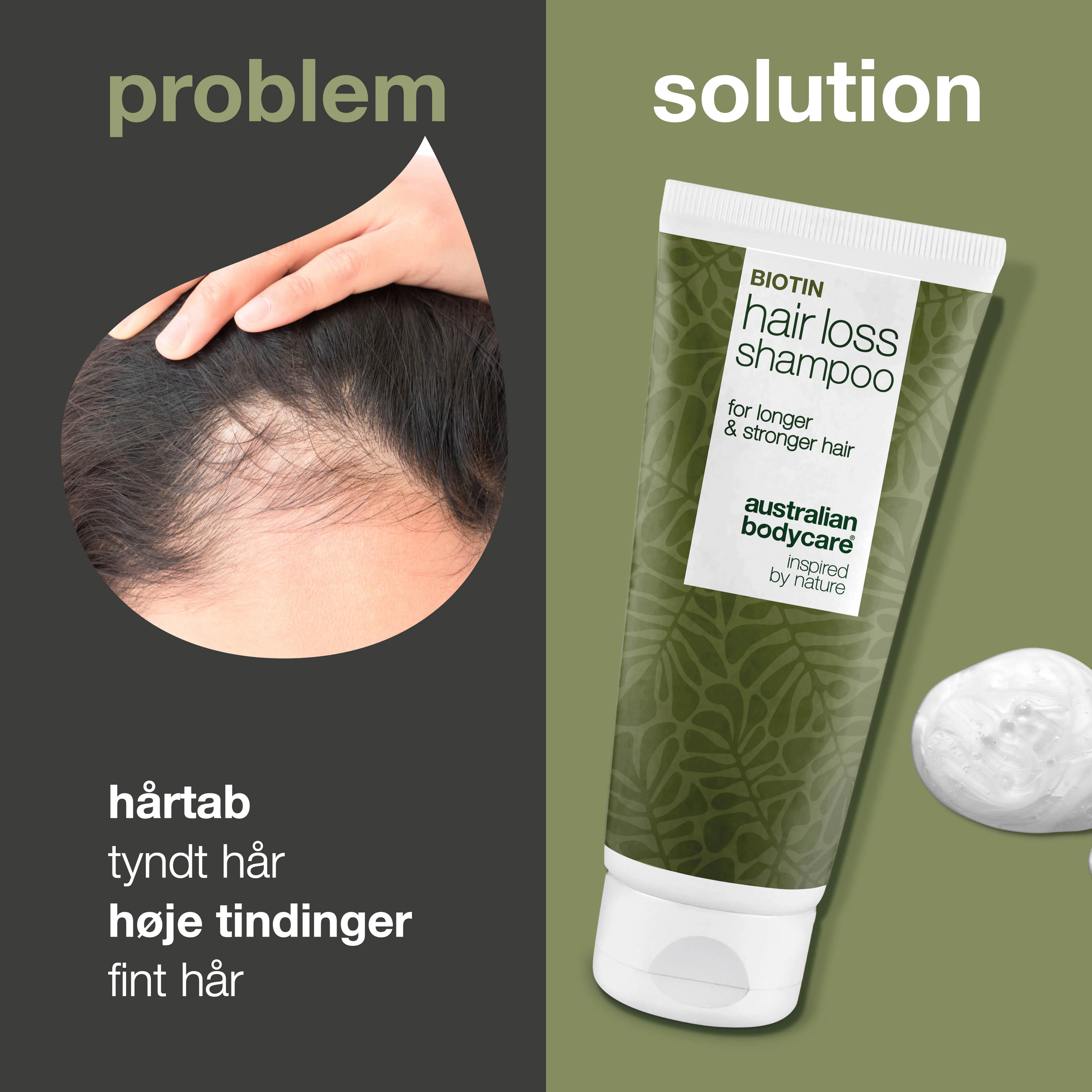 Shampoo reducerer hårtab og tyndt hår — Shampoo reducerer hårtab og styrker svækket hår med biotin, koffein og Capilia Longa, der nærer hovedbunden og stimulerer hårrødderne. - Image 2