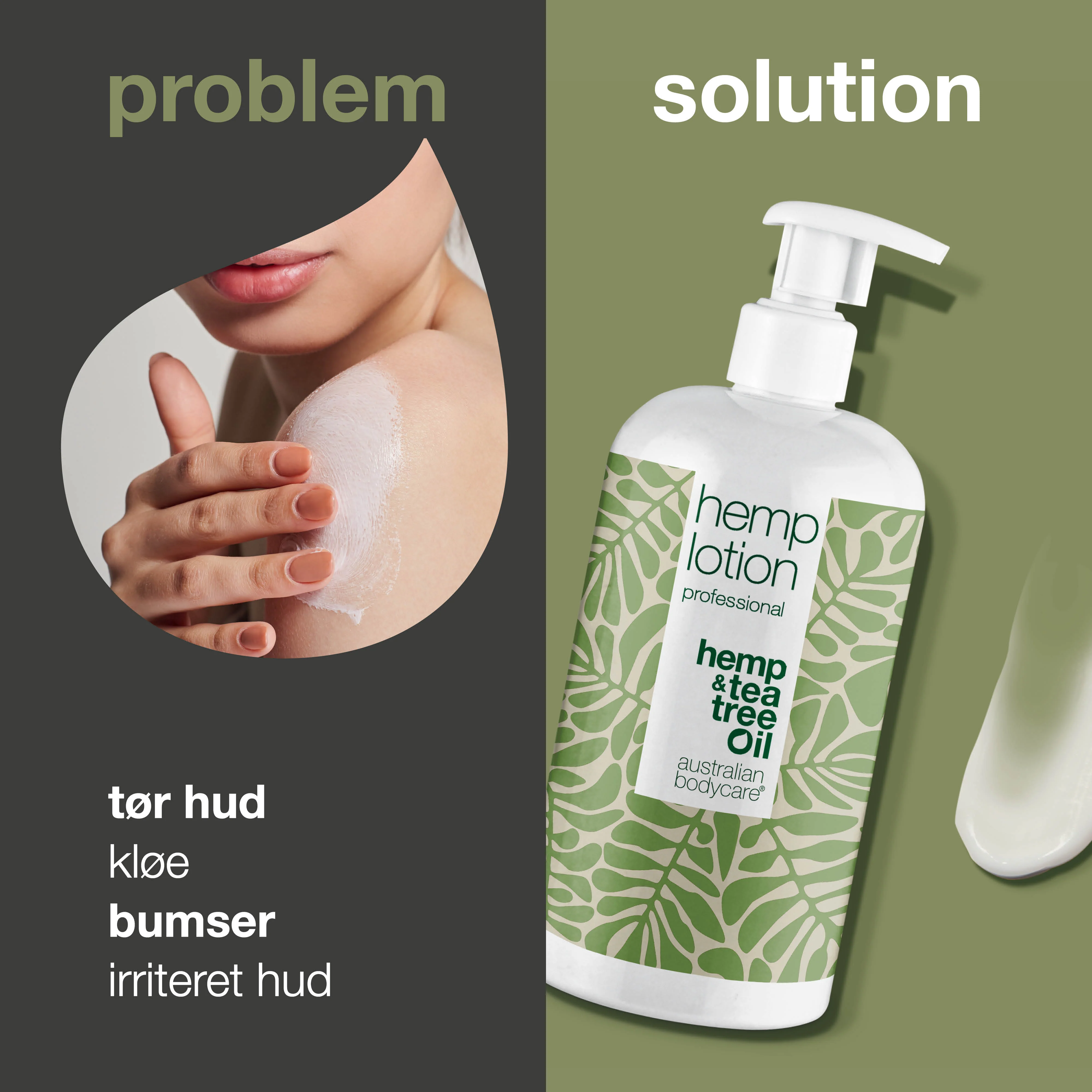 Hamp Body lotion — Fugtpleje med Hamp Olie til Tør Hud på Kroppen - Image 2
