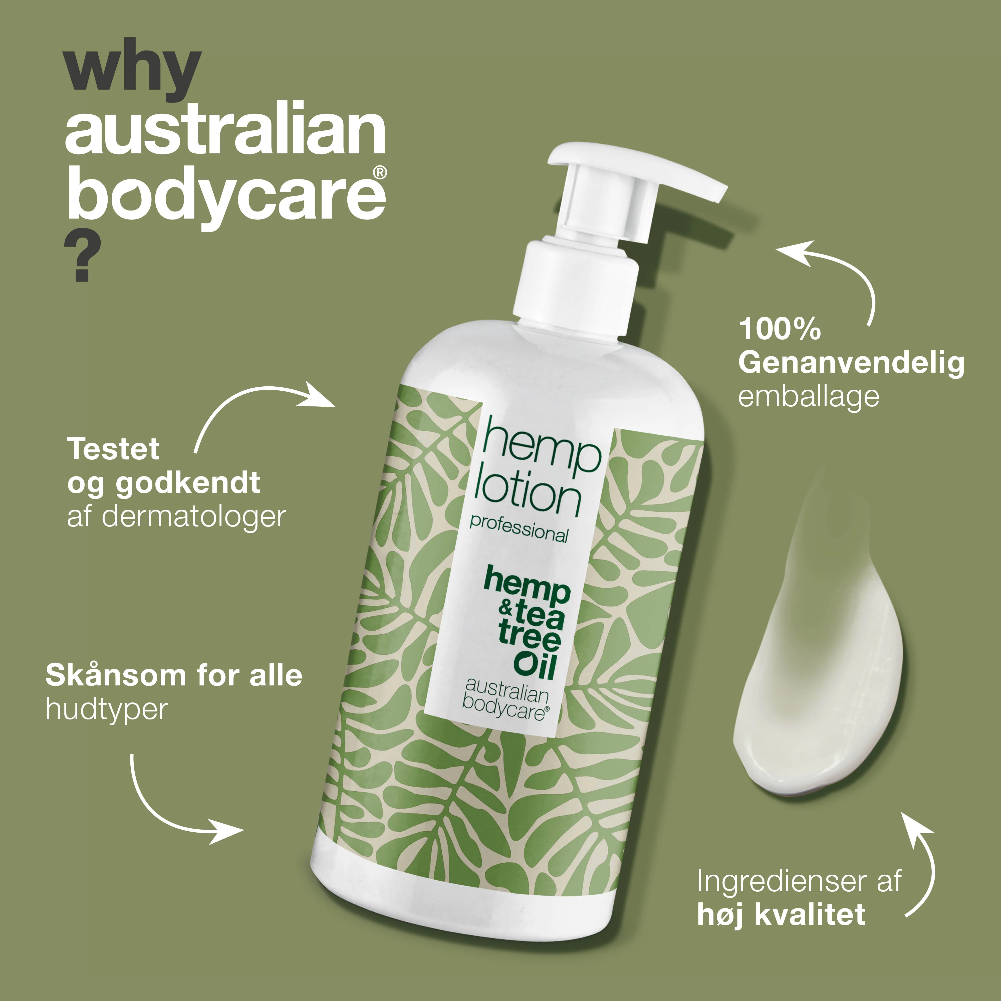 Hamp Body lotion — Fugtpleje med Hamp Olie til Tør Hud på Kroppen - Image 4