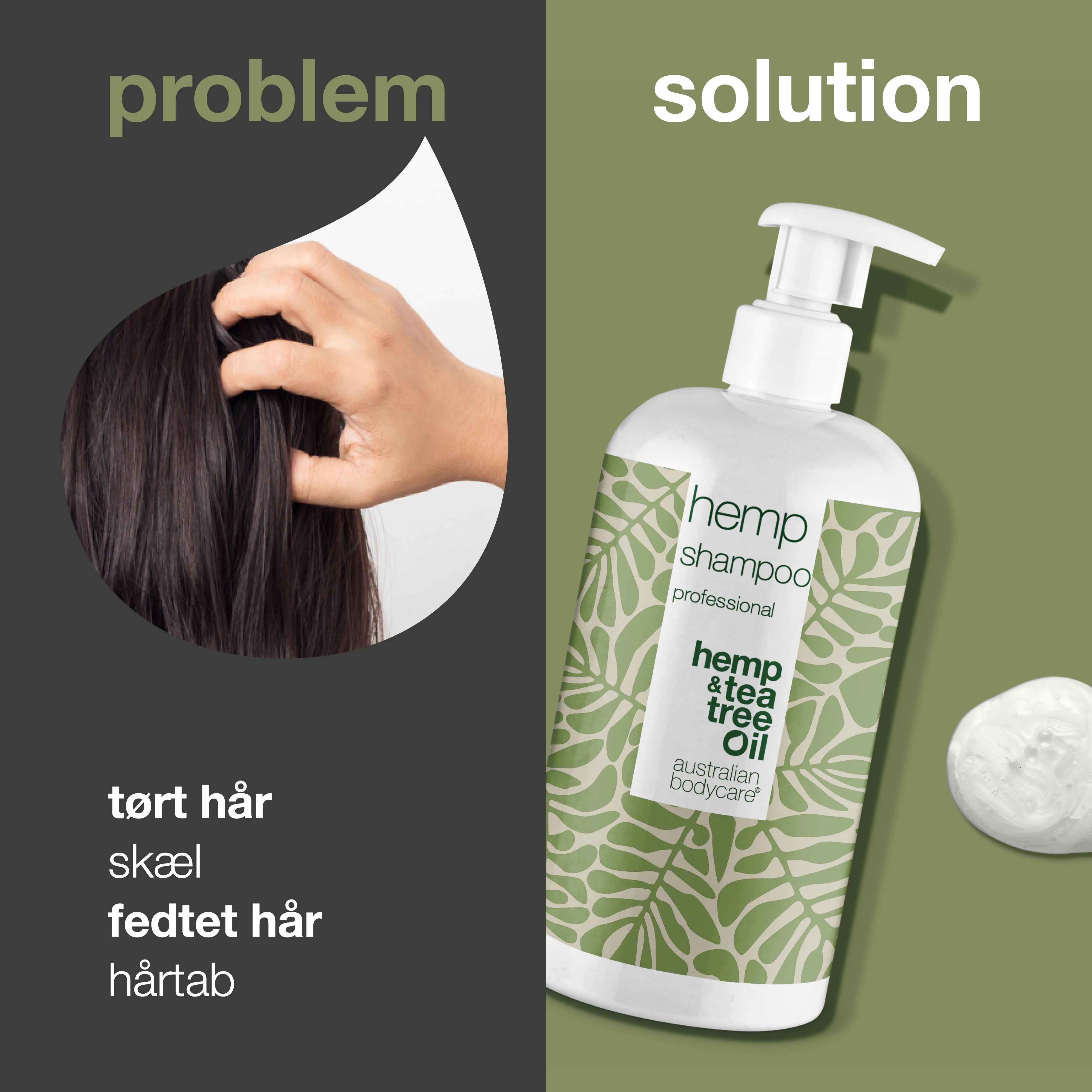 Hamp Shampoo mod tørt hår og irriteret hovedbund — Hamp Shampoo tilfører dyb fugt og næring, samtidig med at den hjælper med at opretholde en balanceret hovedbund. - Image 2