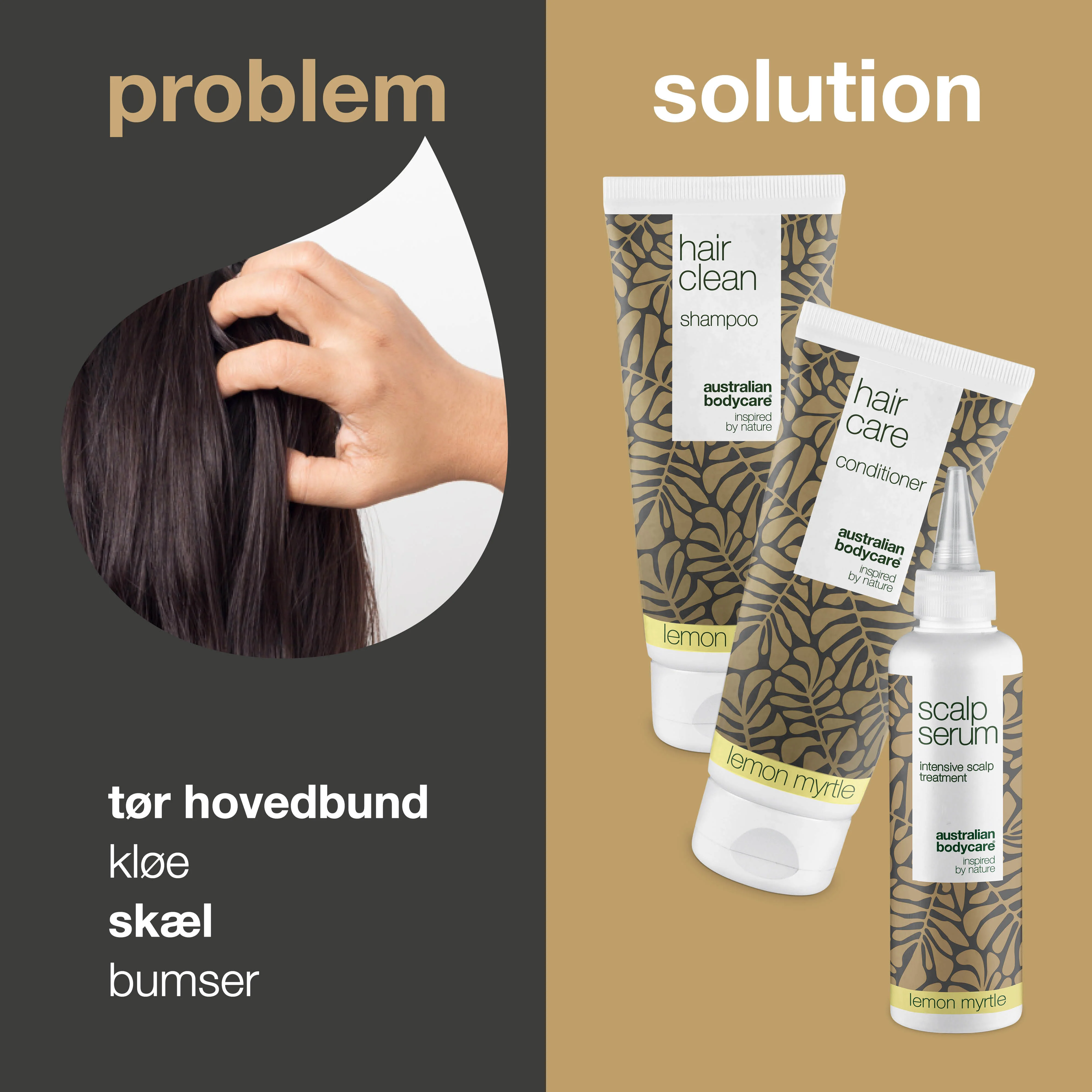 Hovedbundspakke med Lemon Myrtle — 3 produkter med Tea Tree Oil og Lemon Myrtle til skæl og tør hovedbund - Image 2