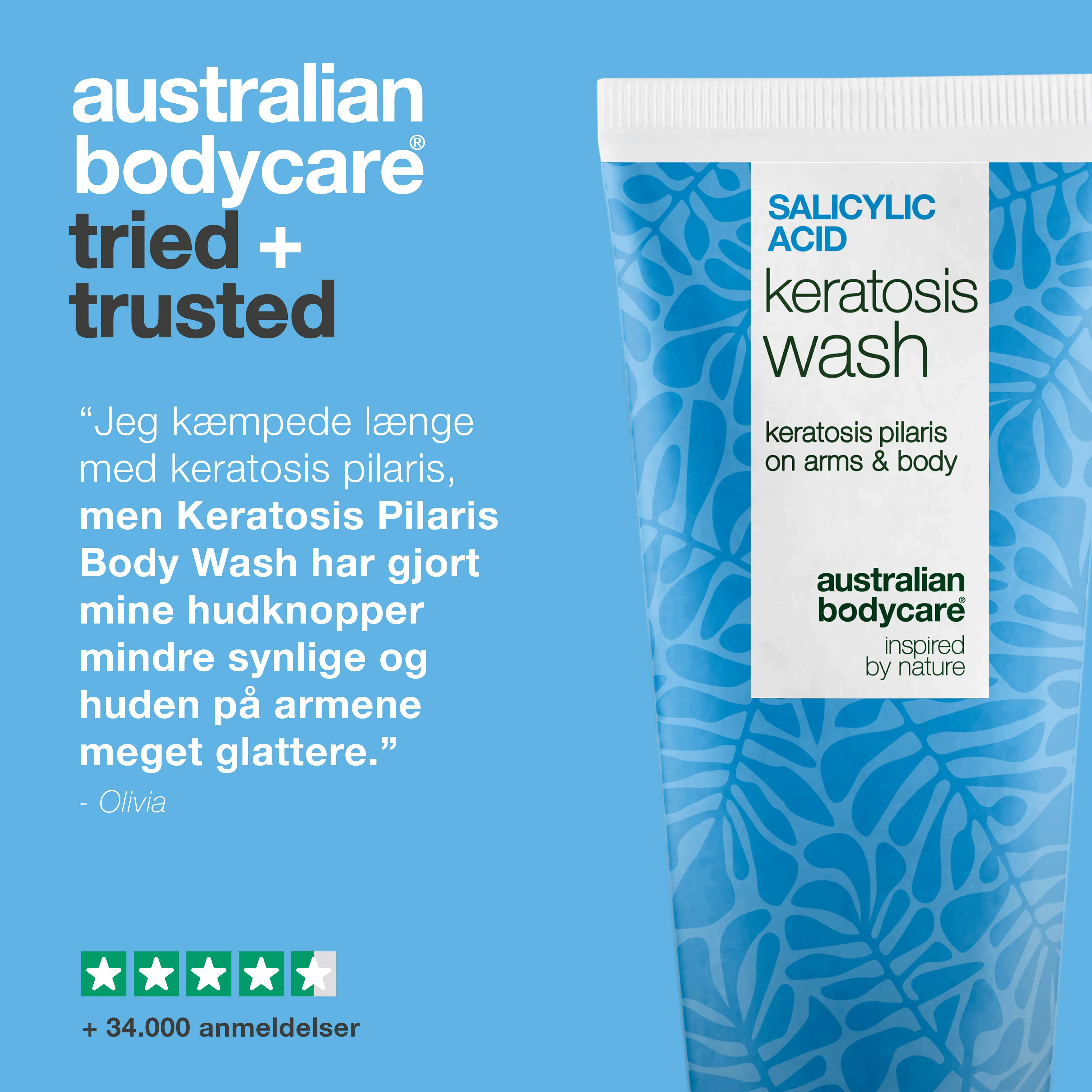 Keratosis Pilaris Body Wash – mod ru hud og små knopper — Keratosis Pilaris Body Wash mod ru hud og knopper fra keratosis pilaris. Med salicylsyre, niacinamid og glycerin for glattere hud. - Image 5
