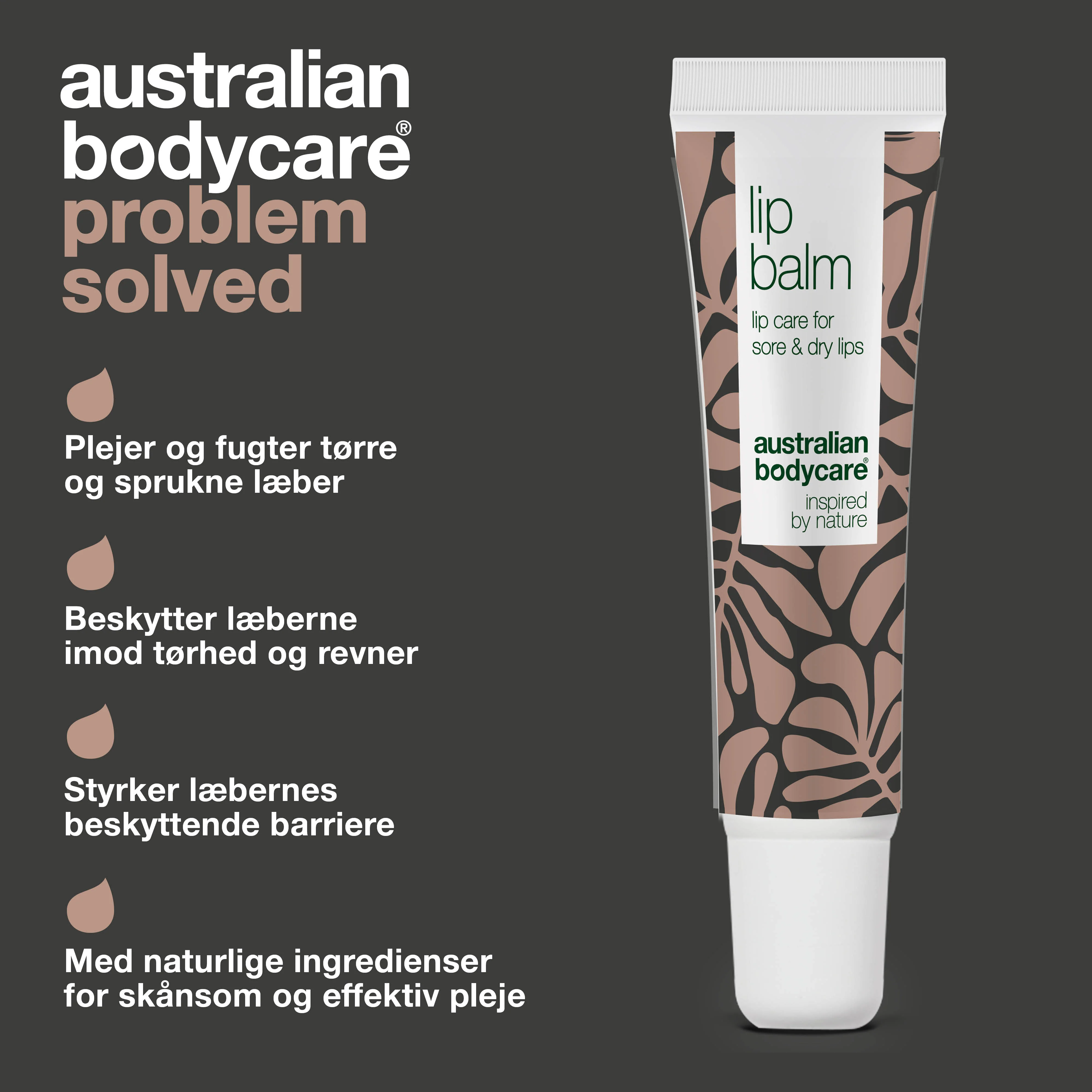 Læbepomade til pleje af tørre læber — Lip balm med Tea Tree Oil til tørre læber og pleje ved forkølelsessår - Image 3