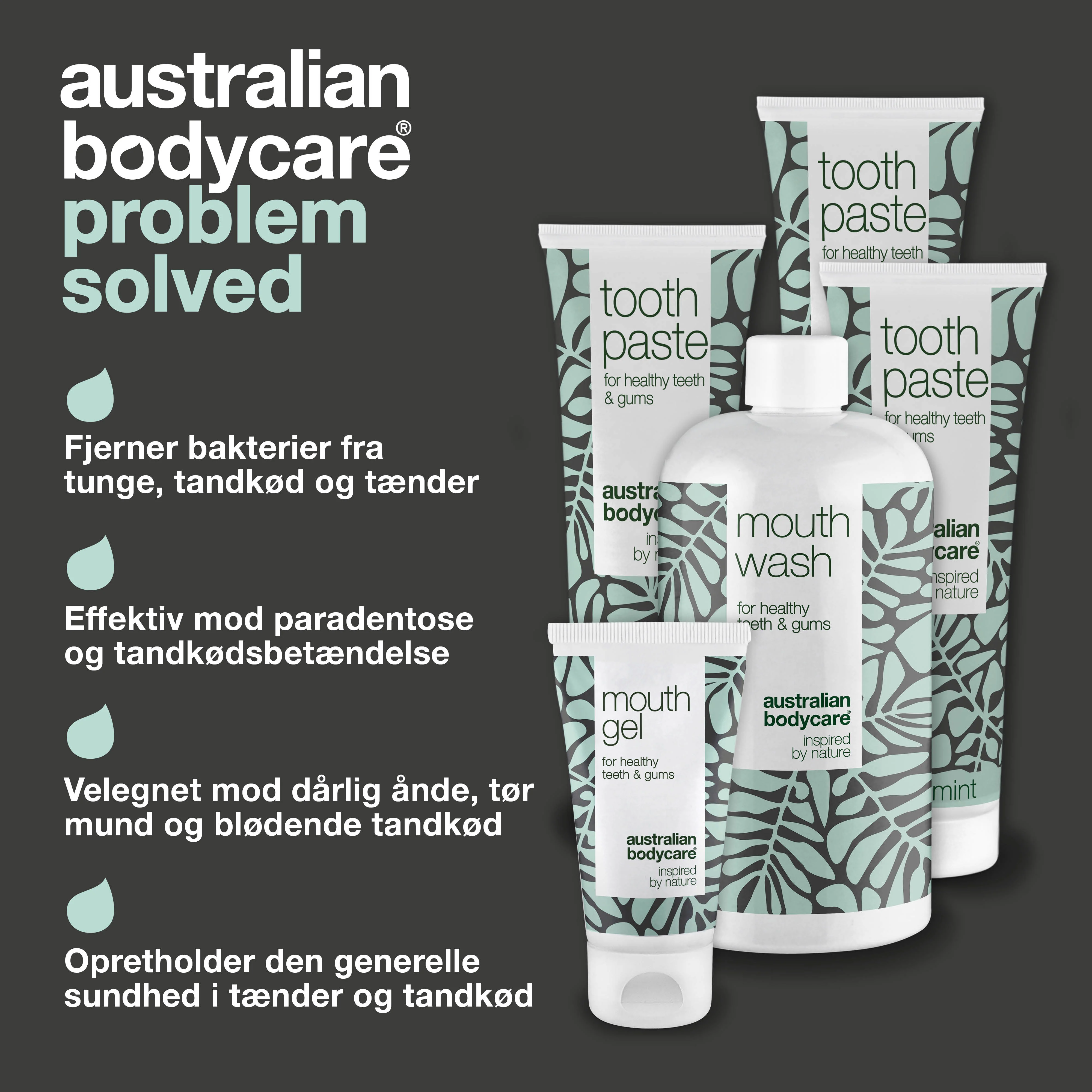 Mundpleje 5 produkter med Tea Tree Oil — Til tandkødsbetændelse & pleje ved svamp i mund & på tunge - Image 3