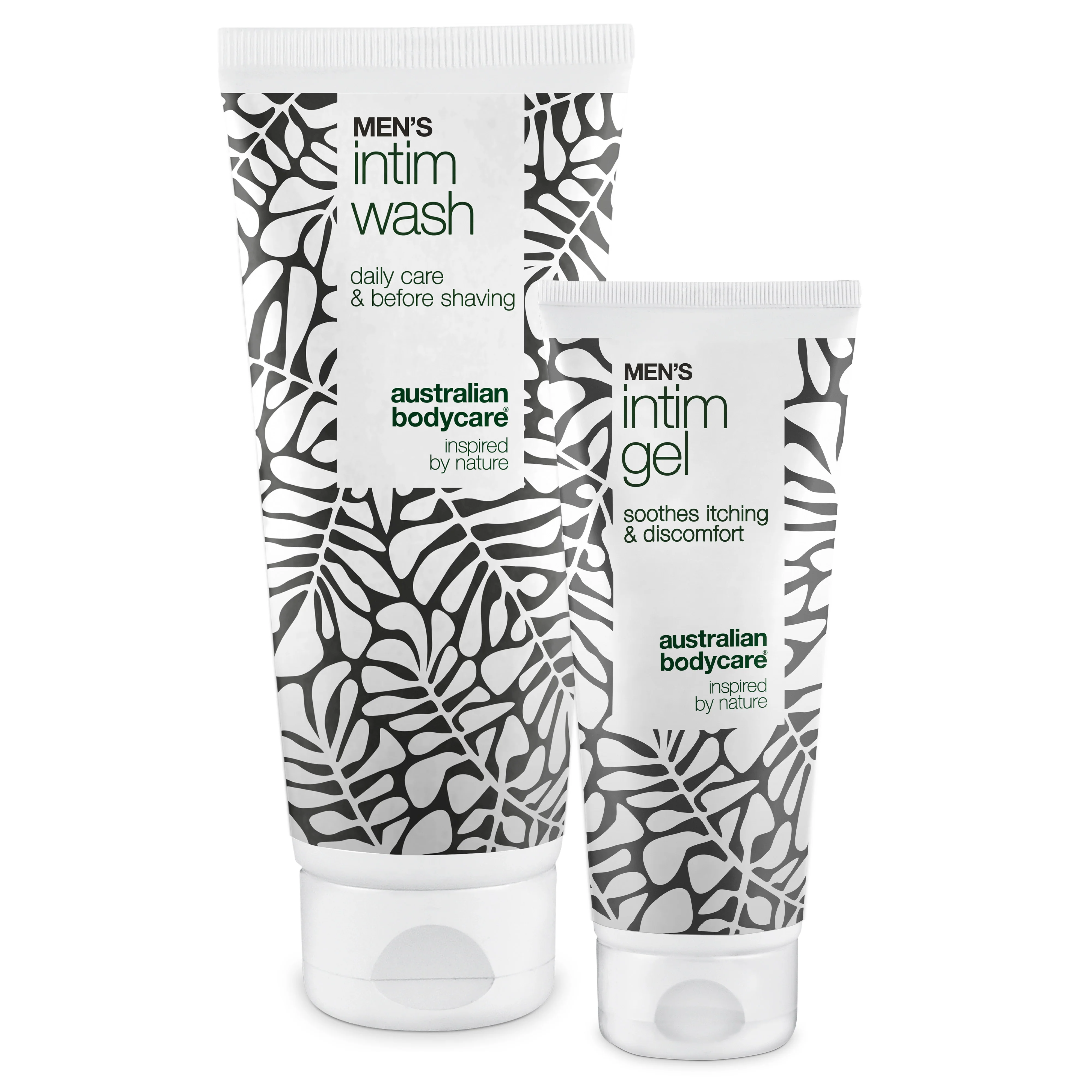 Pakke mod rød forhud - Skånsom intimvask og pleje — Lindr rød og irriteret forhud med vores pakke. Men's Intimate Wash og Intim Gel sikrer effektiv pleje og hygiejne.