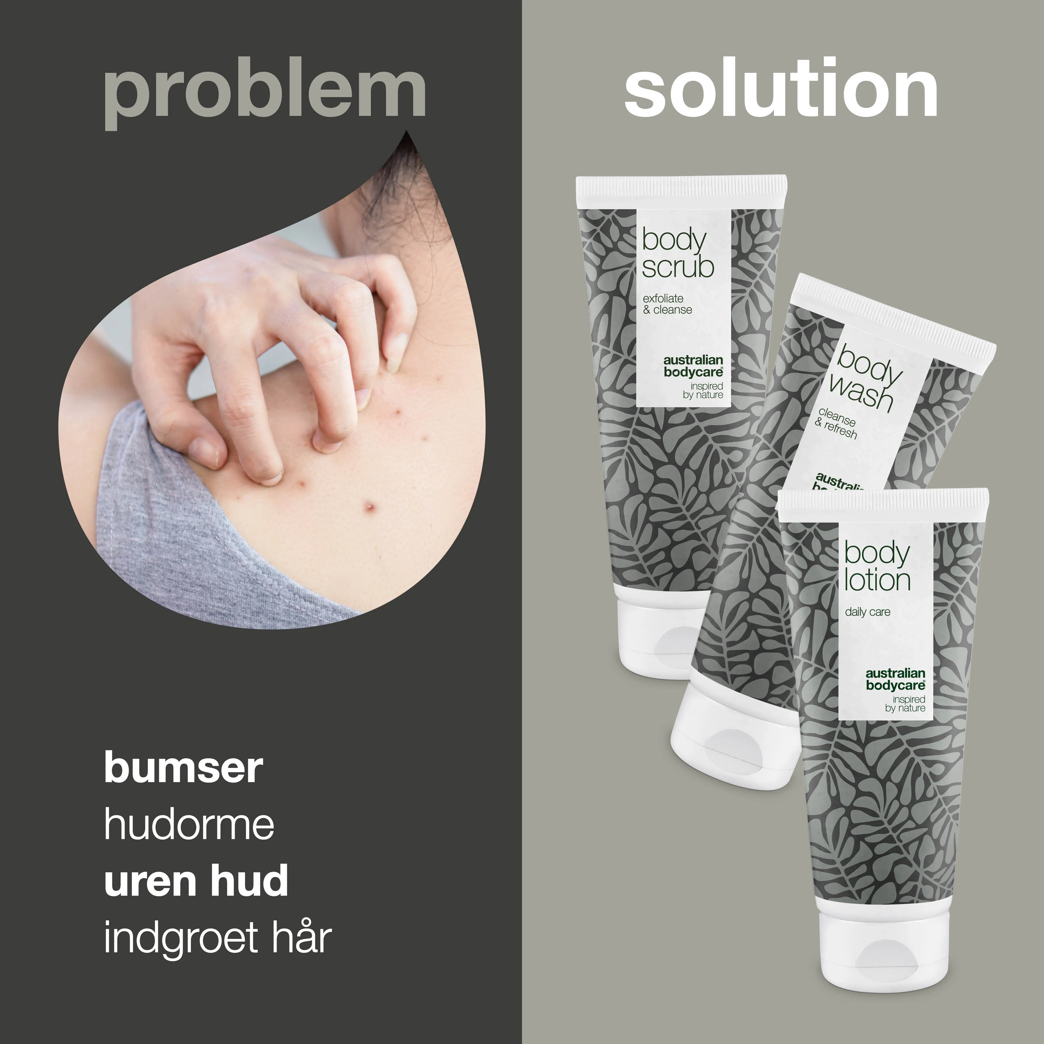 Pakke til eksfoliering — 3 produkter til dybderens af talgknopper og uren hud på kroppen - Image 2