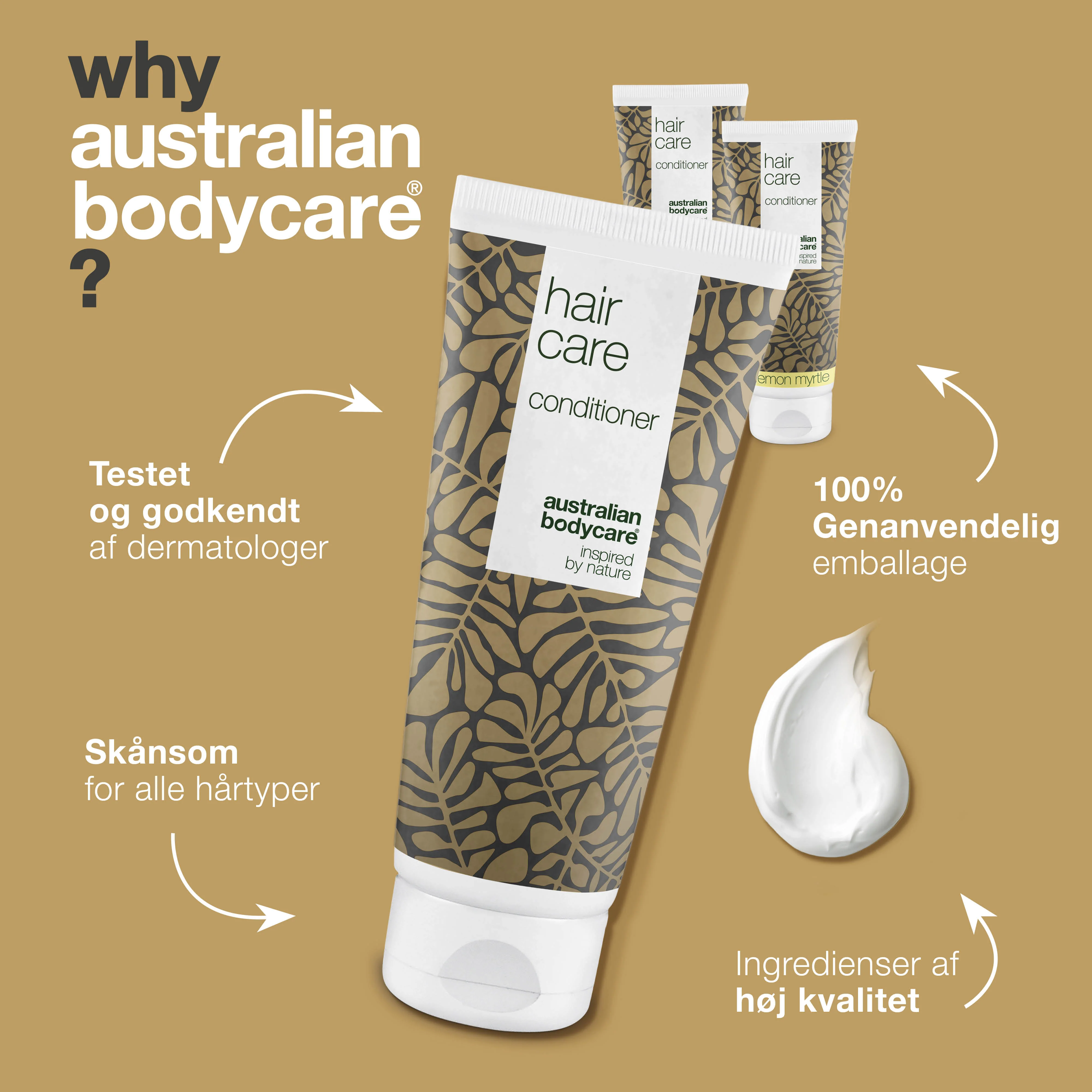 3 for 2 balsam 200 ml - pakketilbud — Pakketilbud med conditioners (200 ml): Tea Tree Oil & Lemon Myrtle - Image 4