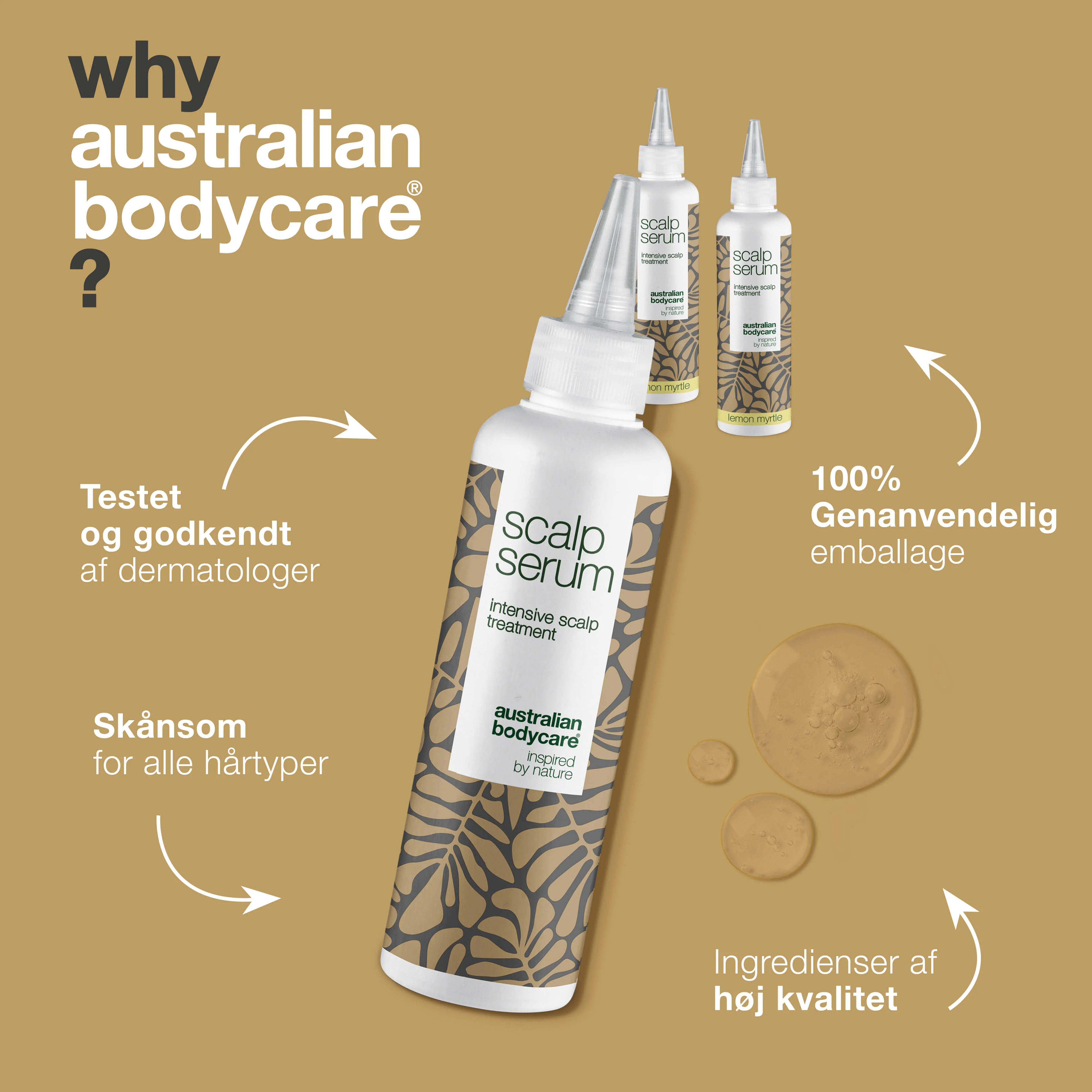 3 for 2 Serum hovedbundskur 150 ml - pakketilbud — Pakketilbud med 3 hovedbundskure (150 ml): Tea Tree Oil & Lemon Myrtlet - Image 4