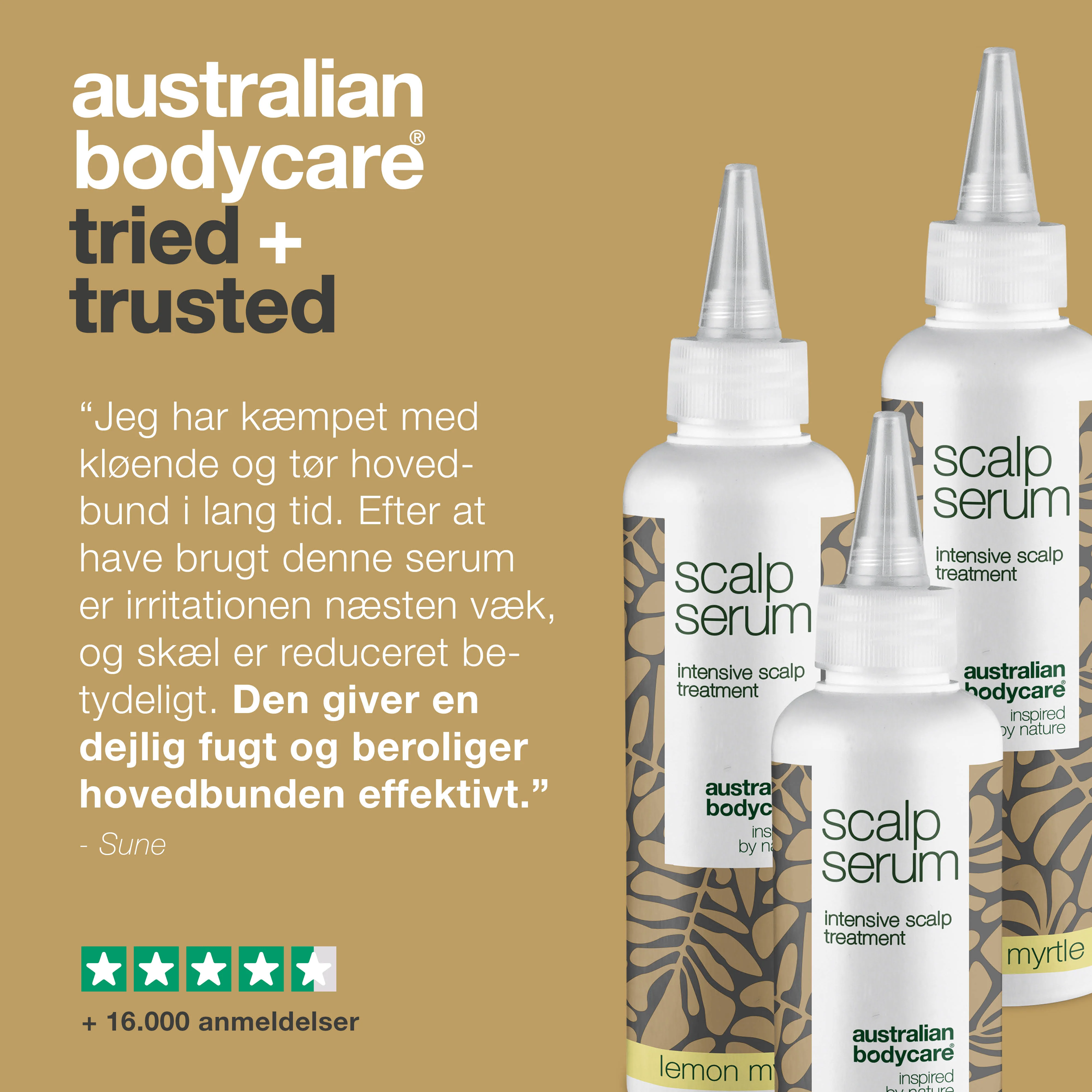 3 for 2 Serum hovedbundskur 150 ml - pakketilbud — Pakketilbud med 3 hovedbundskure (150 ml): Tea Tree Oil & Lemon Myrtlet - Image 5