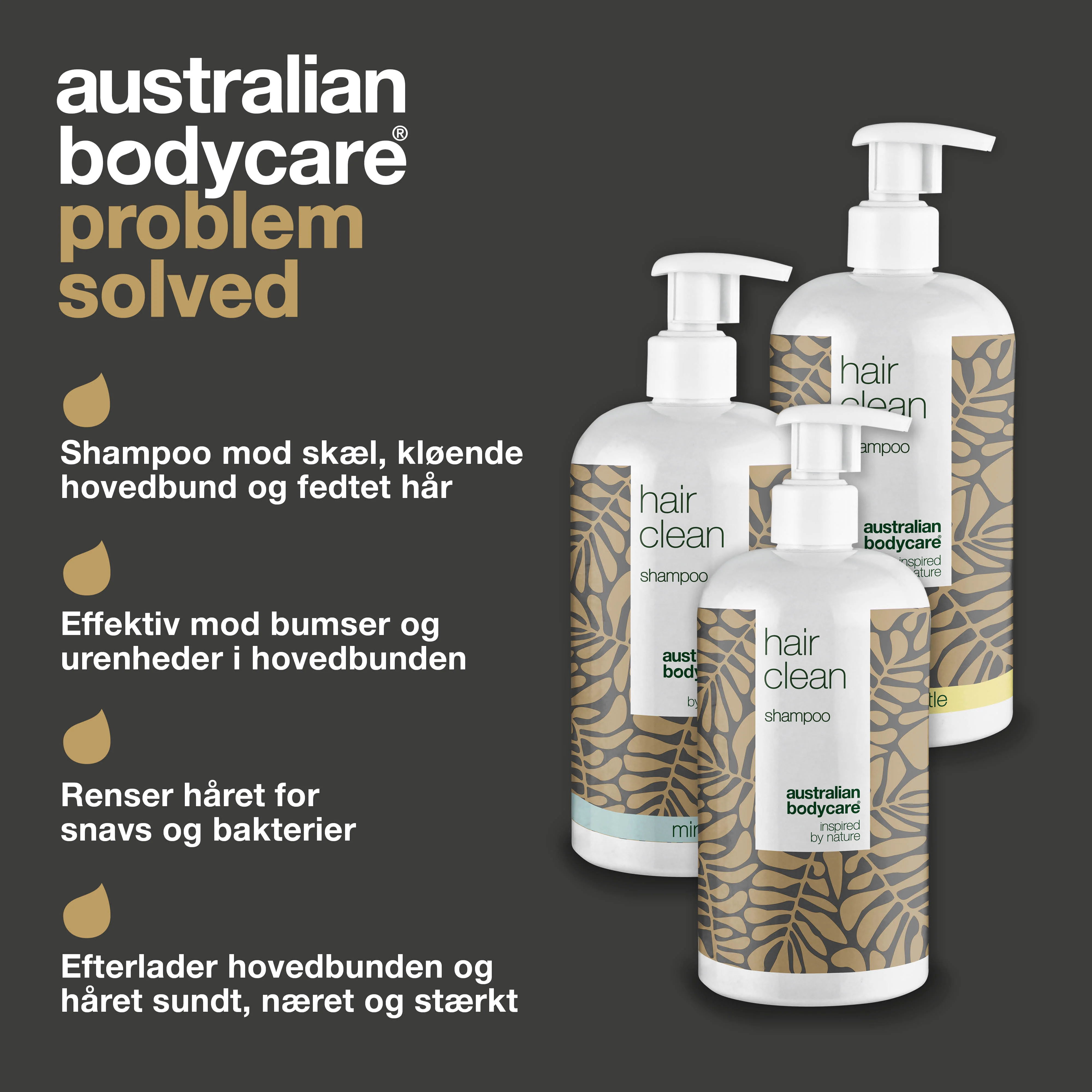 3 for 2 Tea Tree shampoo 500 ml - pakketilbud — Pakketilbud med 3 shampoos (500 ml): Tea Tree Oil, Lemon Myrtle & Mint - Image 3