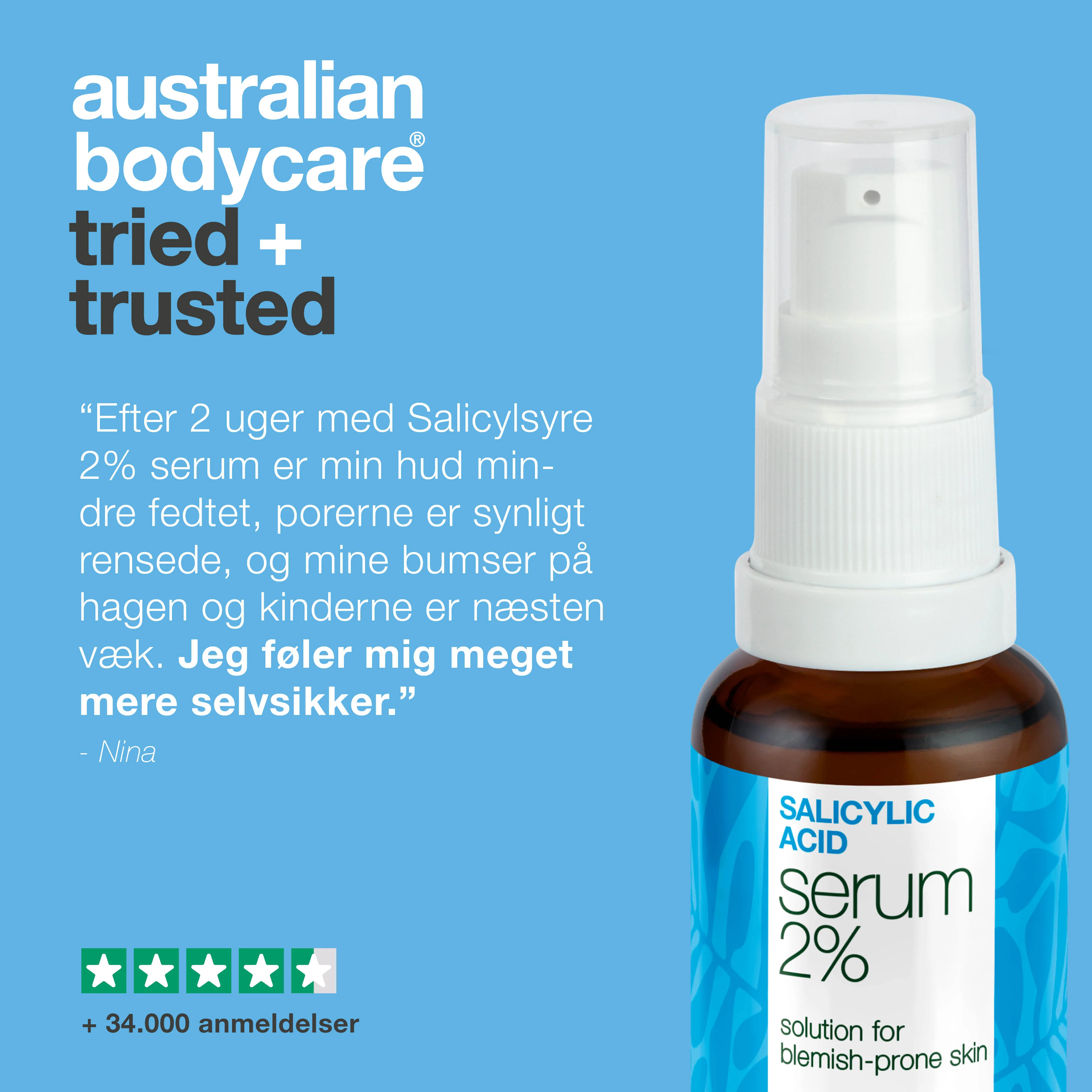 Serum mod bumser, hudorme og uren hud – Salicylsyre 2 % — Serum mod bumser og fedtet hud. Renser porer og dæmper udbrud. Med salicylsyre 2 %, Zinc PCA, grøn te og hyaluronsyre. - Image 5
