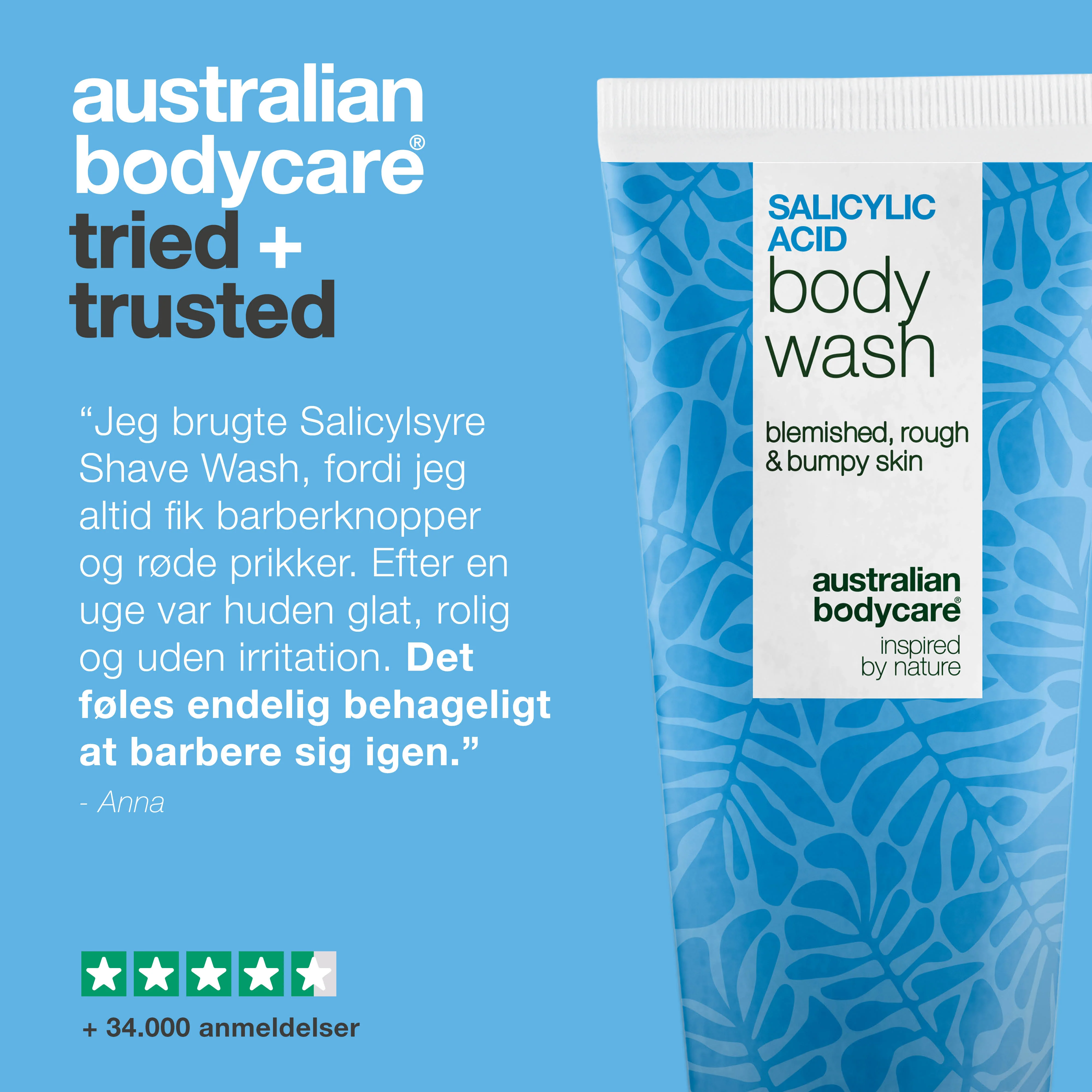 Salicylsyre Shave Wash mod barberknopper og irritation — Salicylsyre Shave Wash mod indgroede hår og irritation. Indeholder salicylsyre (BHA), niacinamid og zink PCA. - Image 5