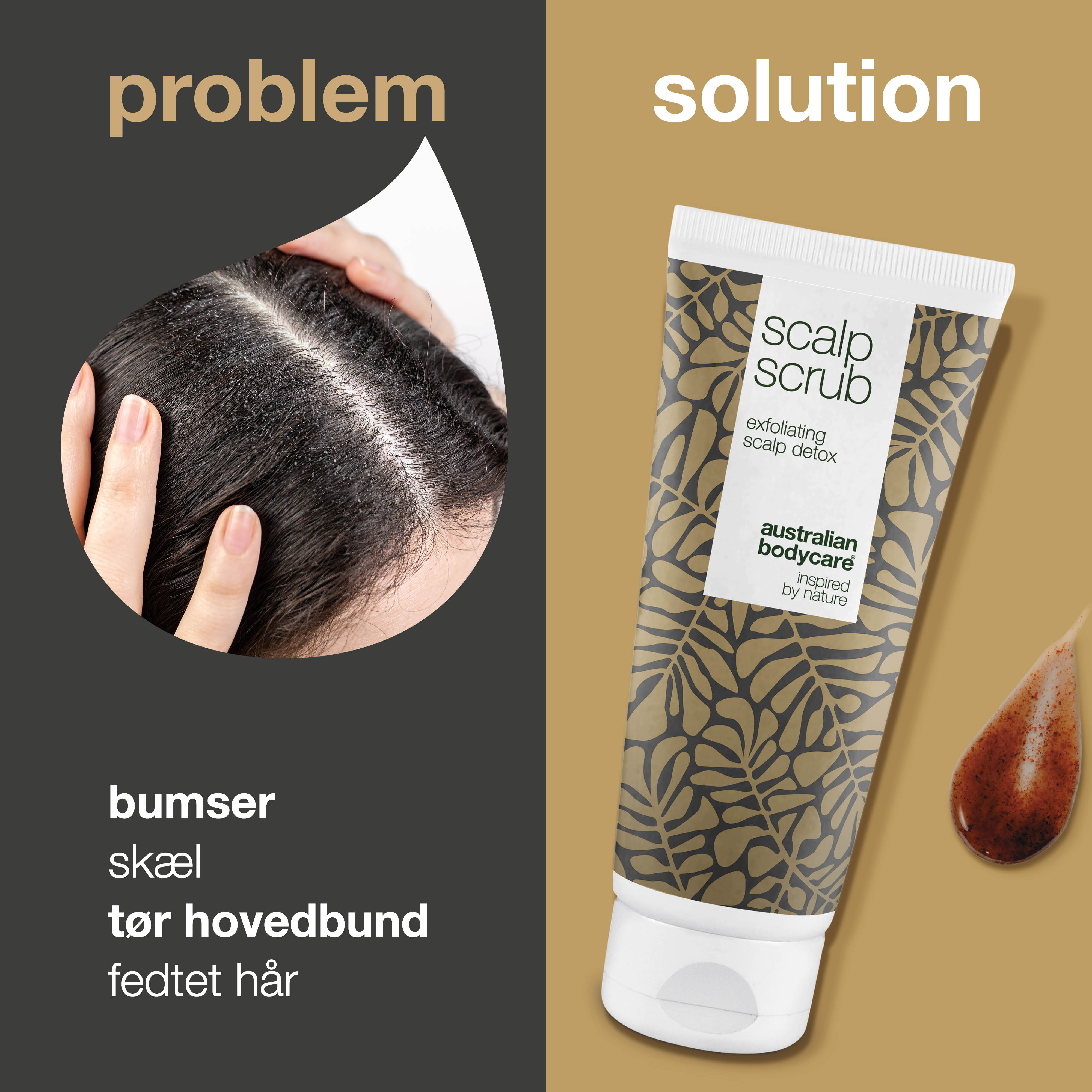 Eksfolierende Scalp Scrub — hovedbundsscrub til bumser, skæl eller fedtet hovedbund - Image 2