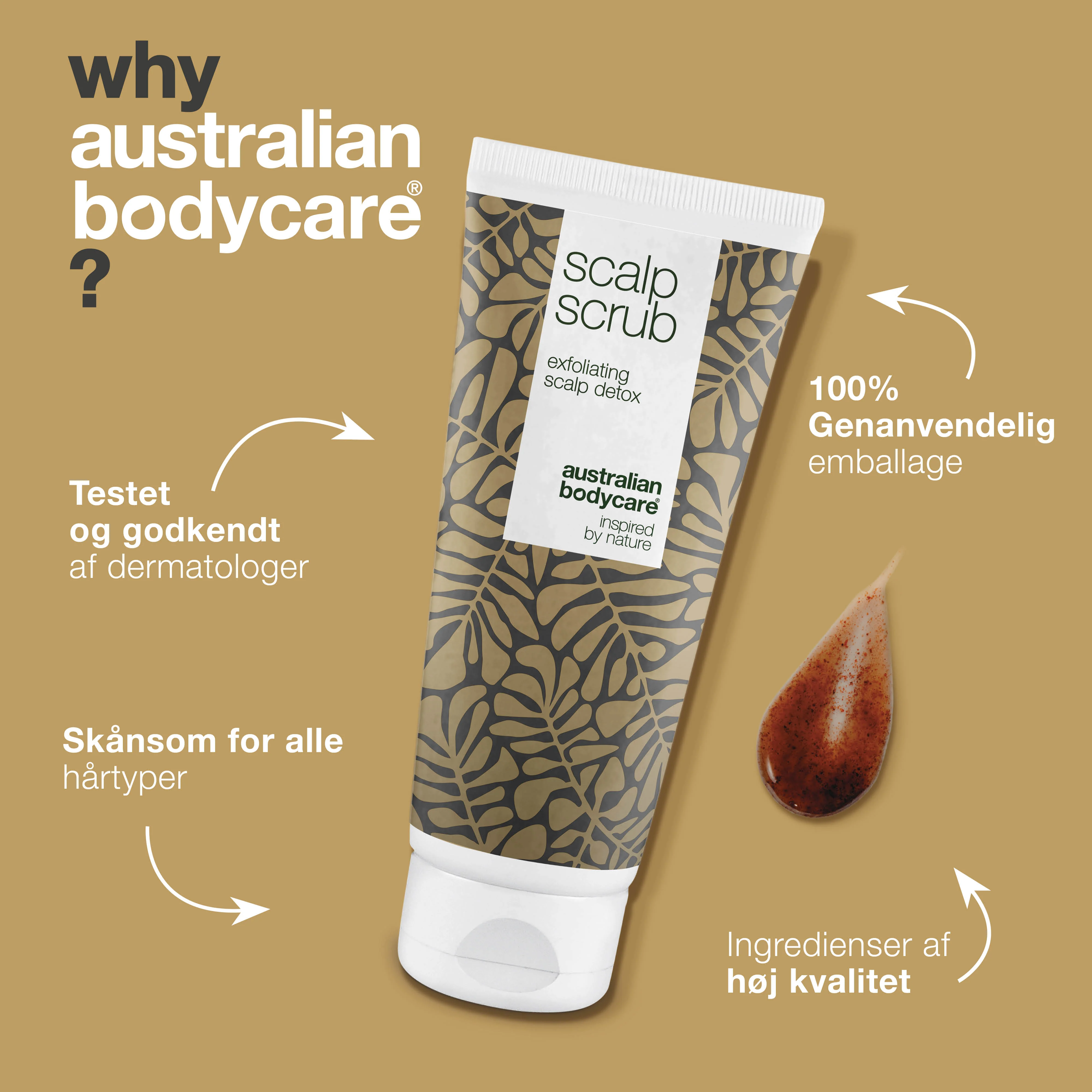 Eksfolierende Scalp Scrub — hovedbundsscrub til bumser, skæl eller fedtet hovedbund - Image 4