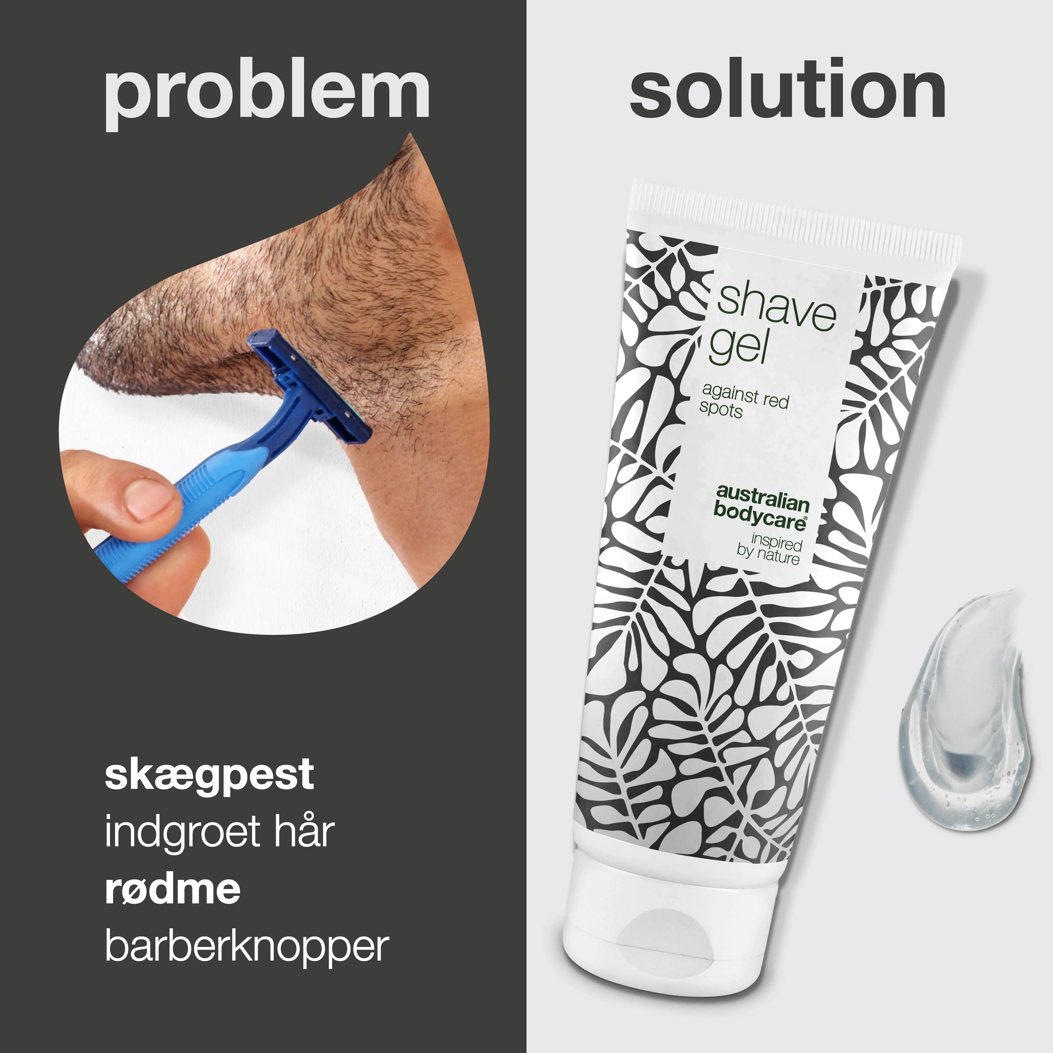 Barbergel mod røde knopper og skægpest — Shaving gel modvirker rødme, skægpest og barberknopper - Image 2