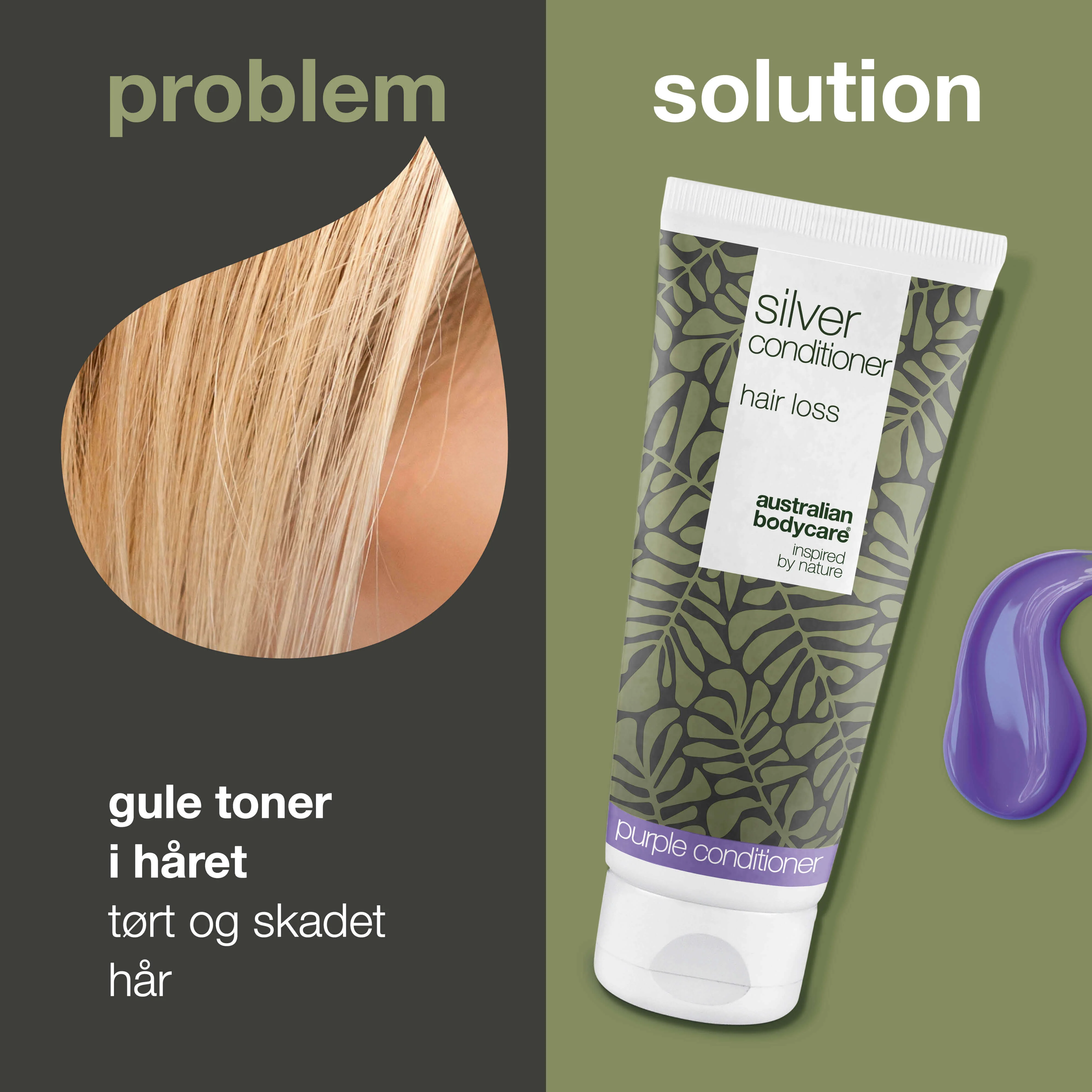 Balsam til gråt og blondt hår – Reducerer hårtab — Plej gråt og blondt hår med Silver Conditioner. Reducerer hårtab, neutraliserer gule toner og efterlader håret blødt og skinnende. - Image 2