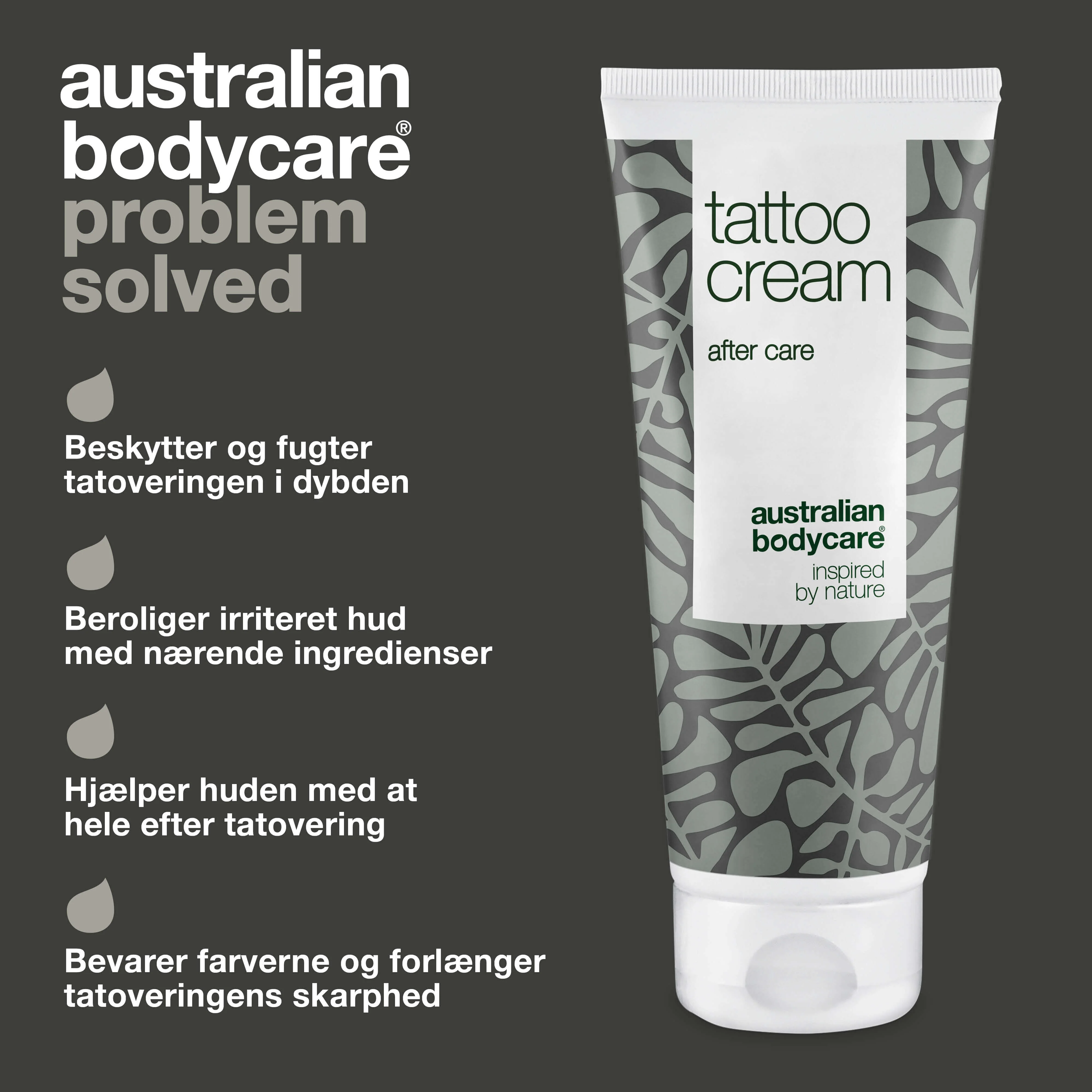 Tattoo Creme – Fugter, beroliger og bevarer farven — Tattoo Creme med Panthenol og Ricinusolie fugter, beskytter og plejer både nye og gamle tatoveringer. Holder farverne friske. - Image 3