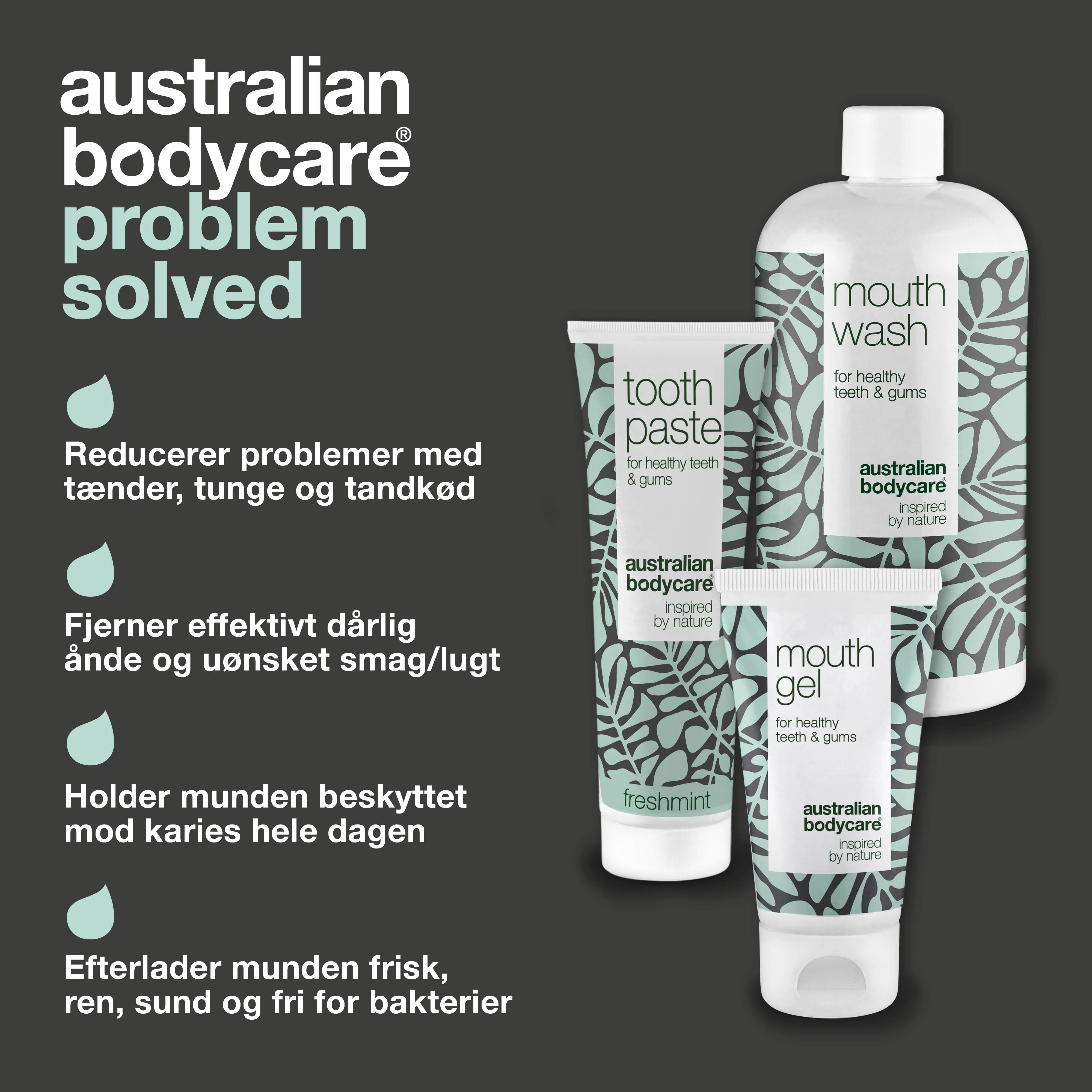XL Mundpakken med Tea Tree Oil mundprodukter — 10 mundprodukter til pleje ved paradentose, svamp og blødende tandkød - Image 3